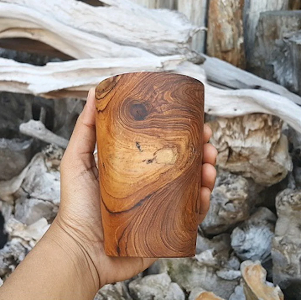 Teak Cups