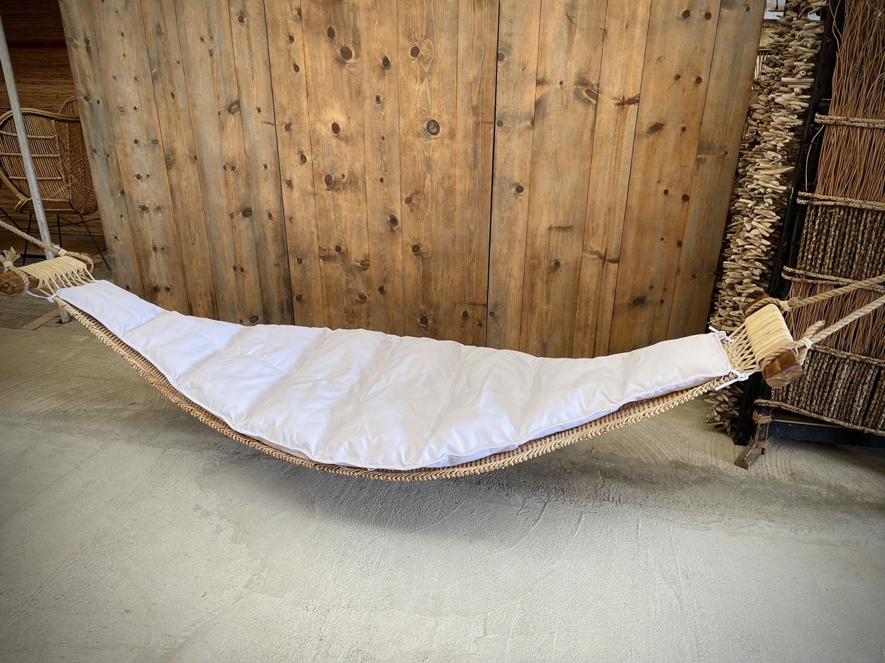 Rattan Hammock with Cushion