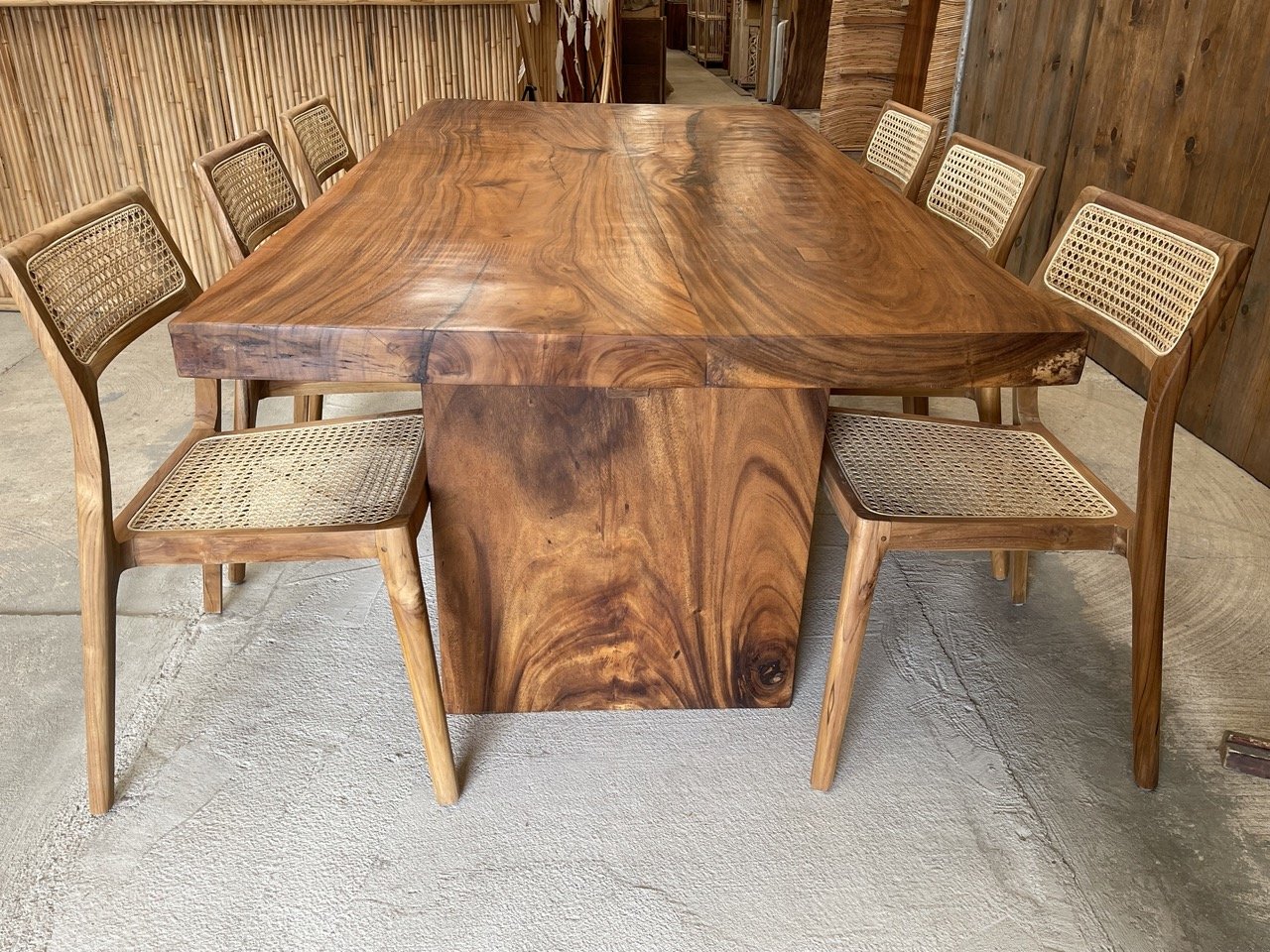 Acacia Table & Serena Chairs 7pc Set