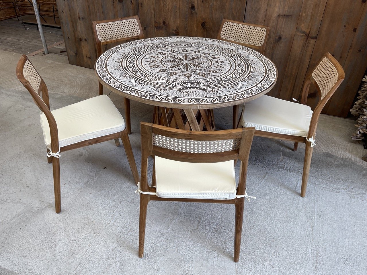 Puebla Table w Serena Chairs 5or6pc Set
