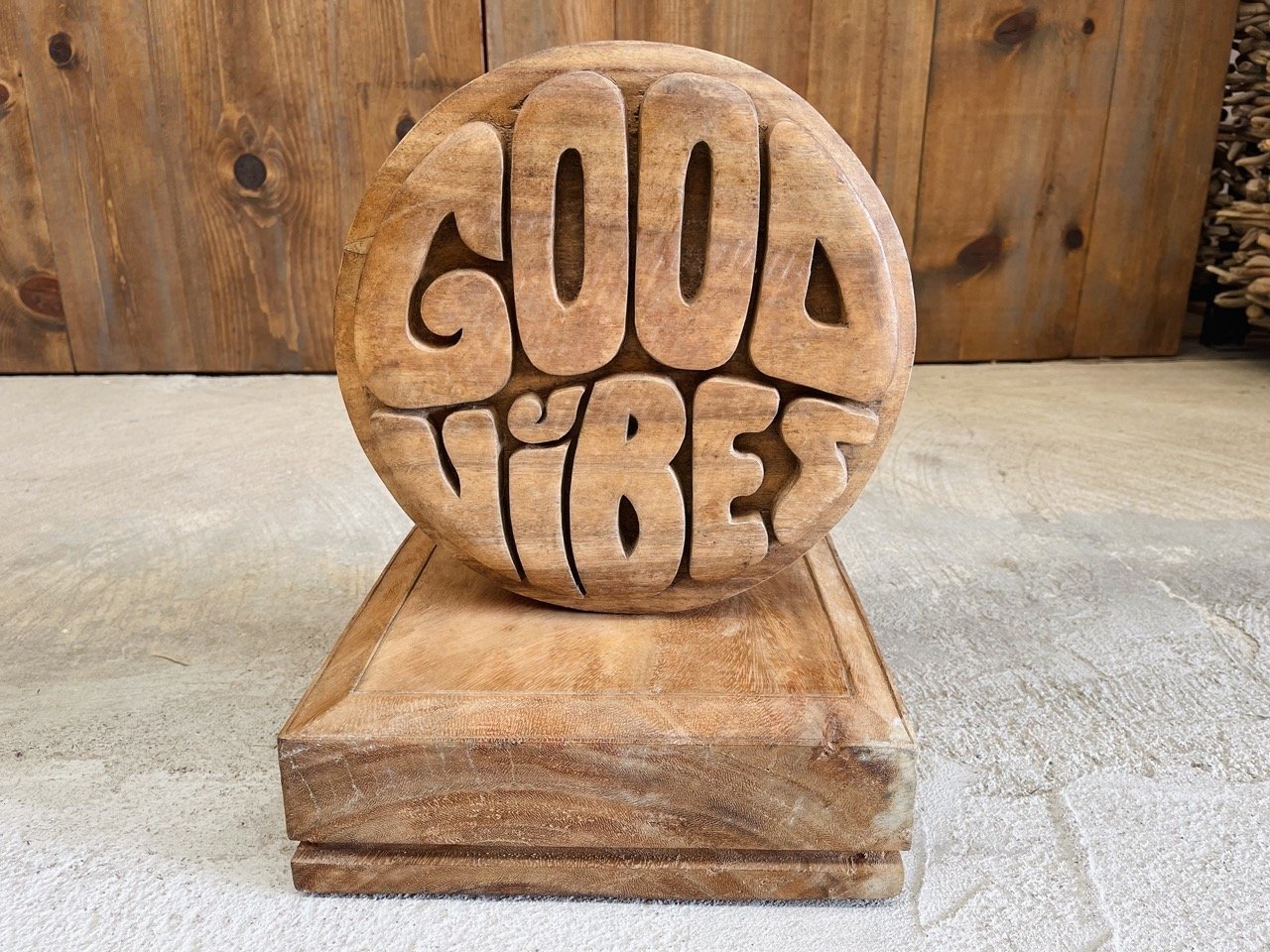 Good Vibes Sign (with or w/o base)