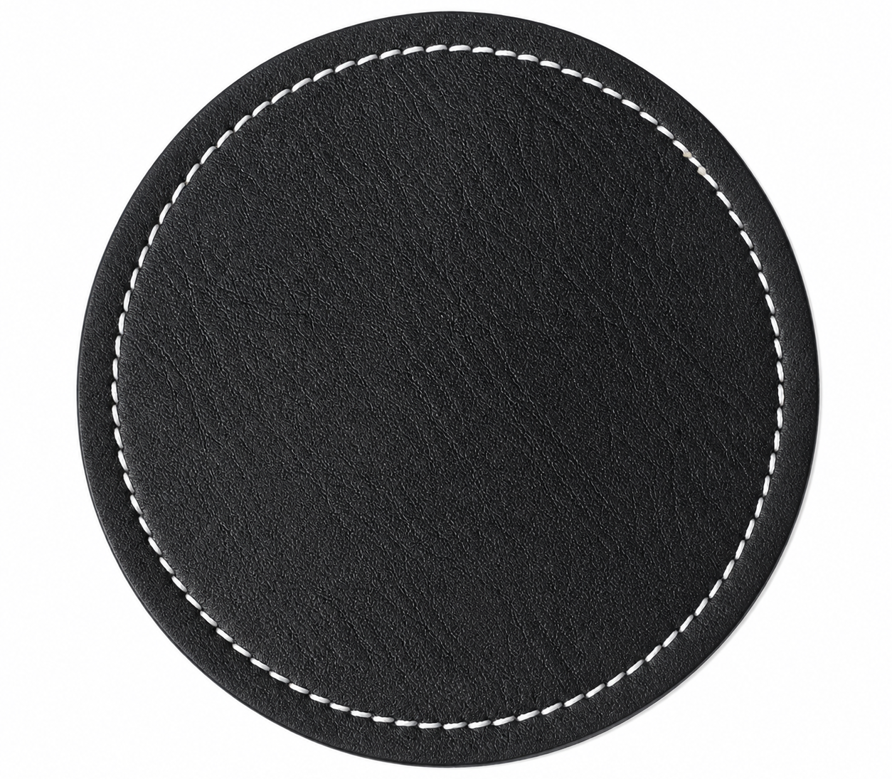 Black Leather Placemat