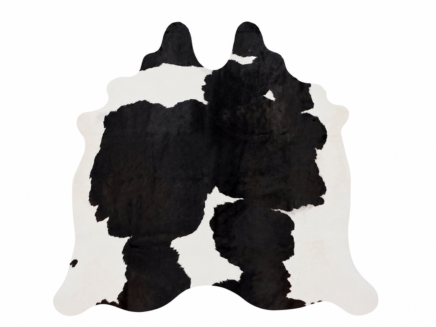 XL Cow Hide (Black and White)