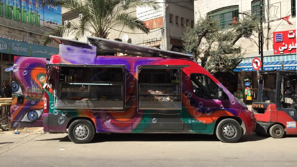 Palestinian food truck - first of its kind