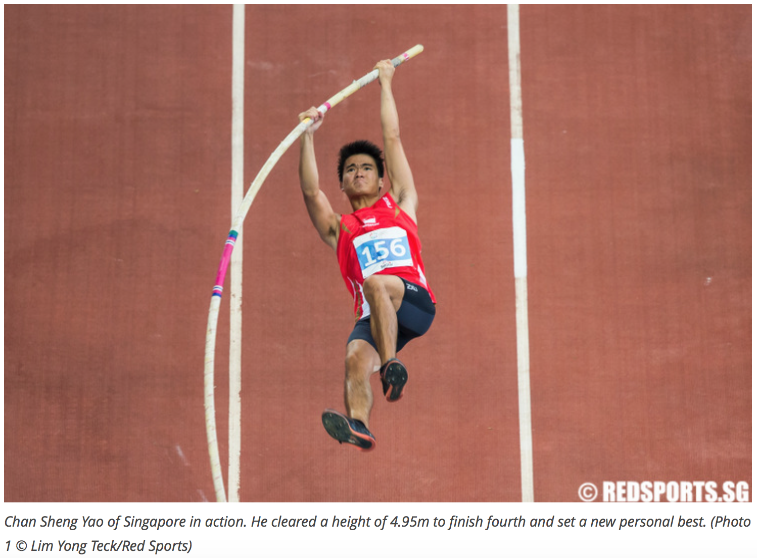  Men's pole vault, 28th Southeast Asian Games for Red Sports (www.redsports.sg) 