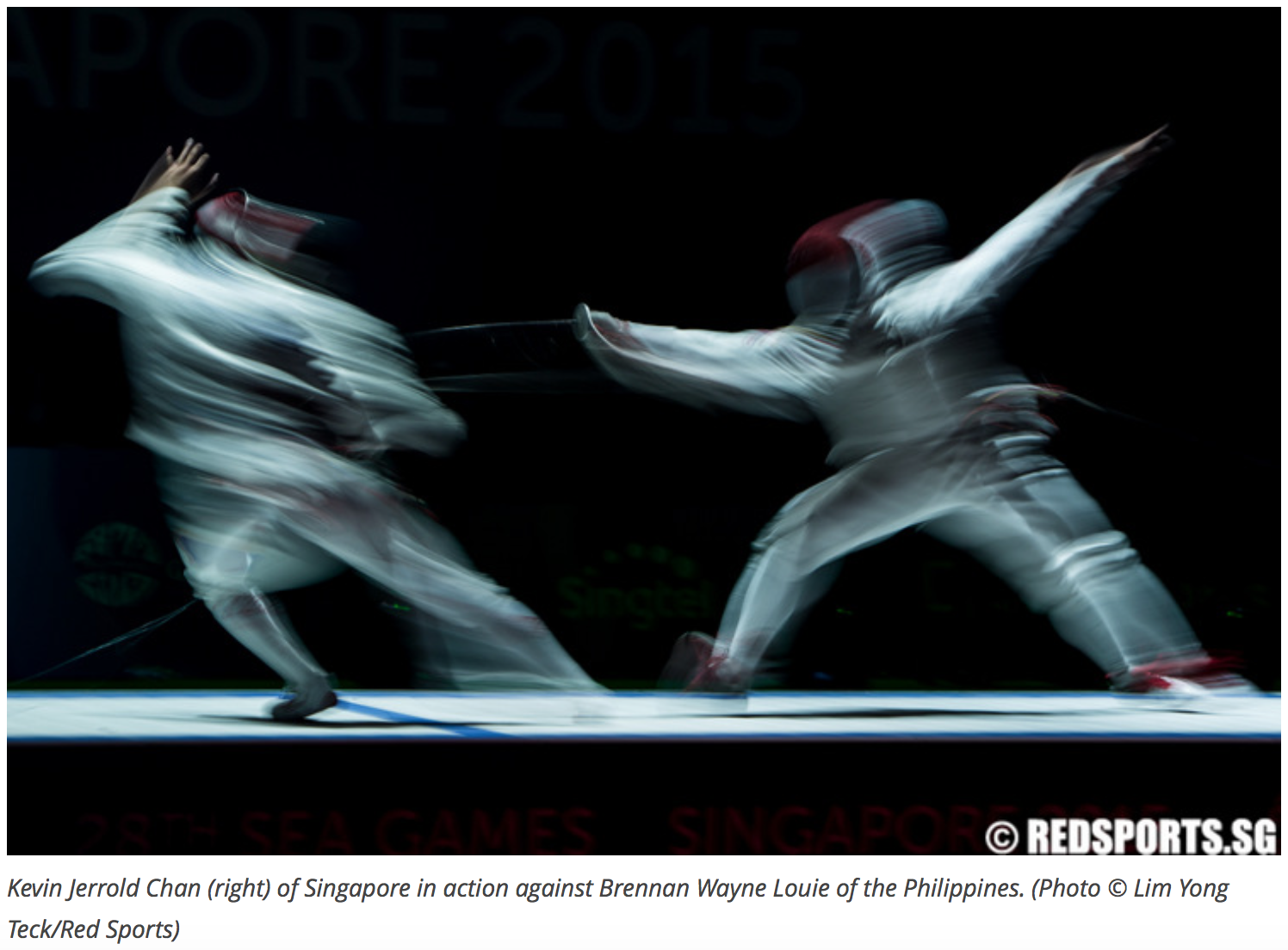  Fencing, 28th Southeast Asian Games for Red Sports (www.redsports.sg) 