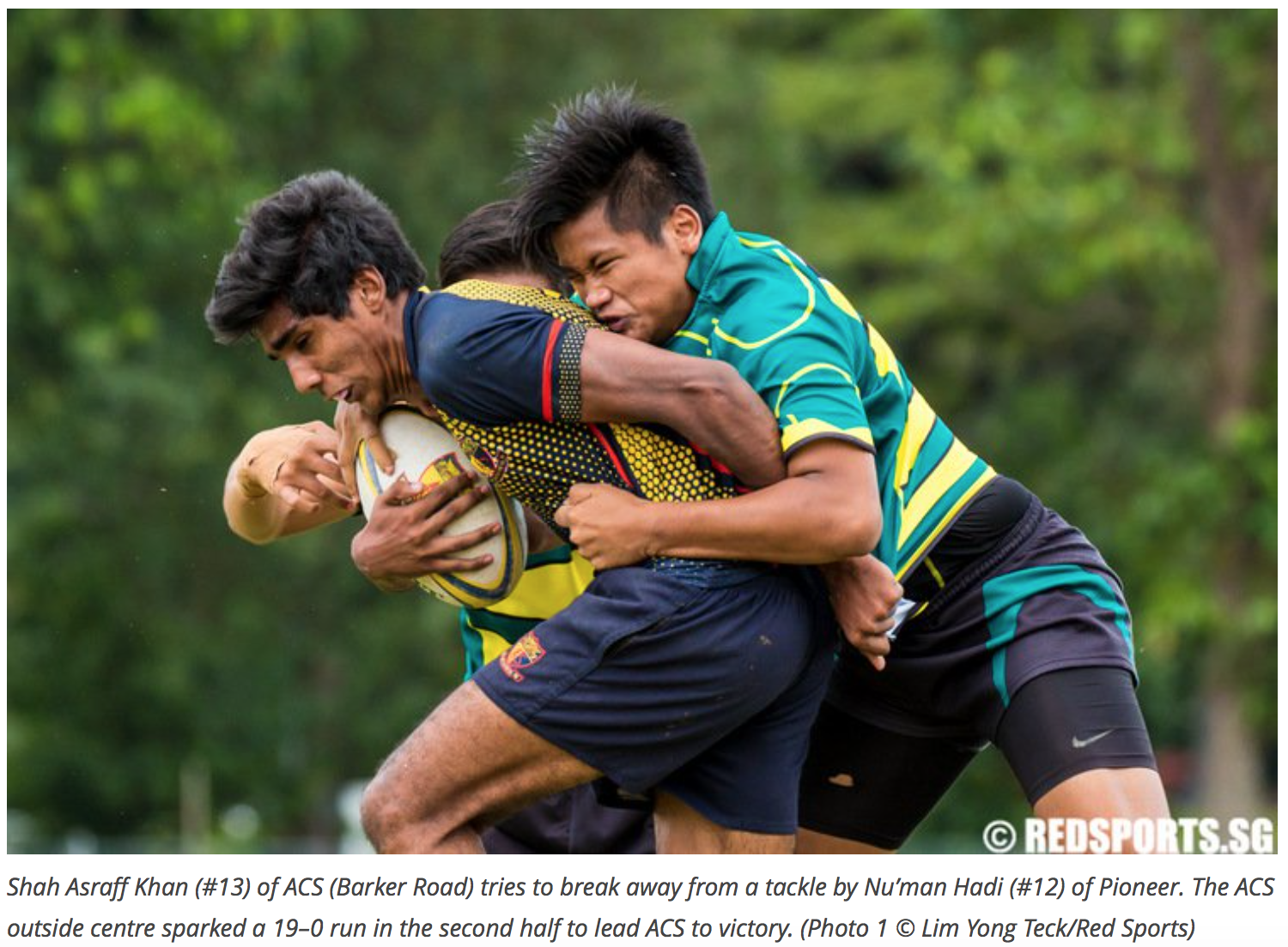 National 'B' Division Rugby Championship for Red Sports (www.redsports.sg)