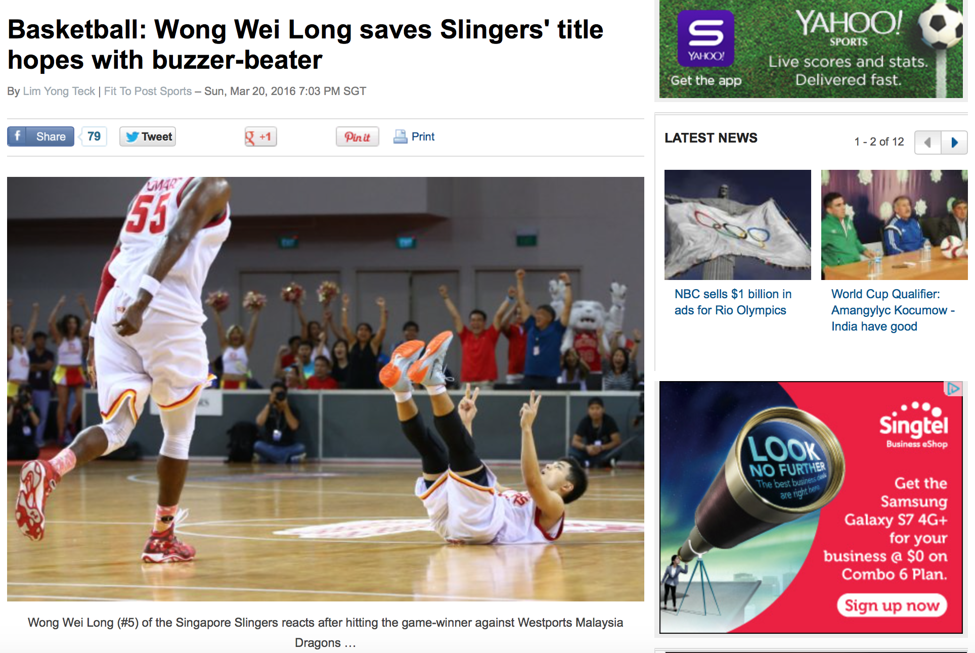 2015/16 ABL Finals for Yahoo! (www.yahoo.com)