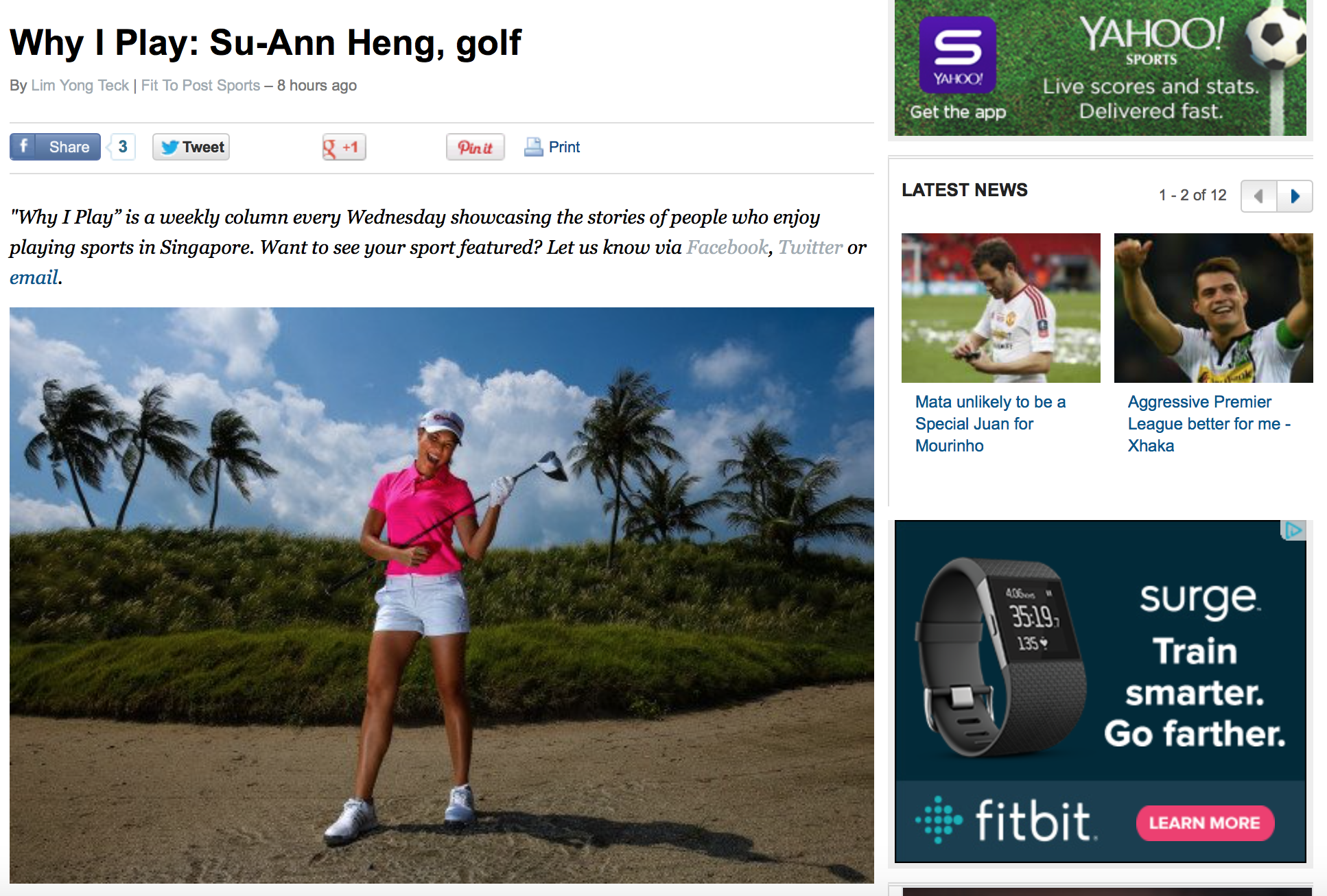 Su-Ann Heng feature for Yahoo! (www.yahoo.com)