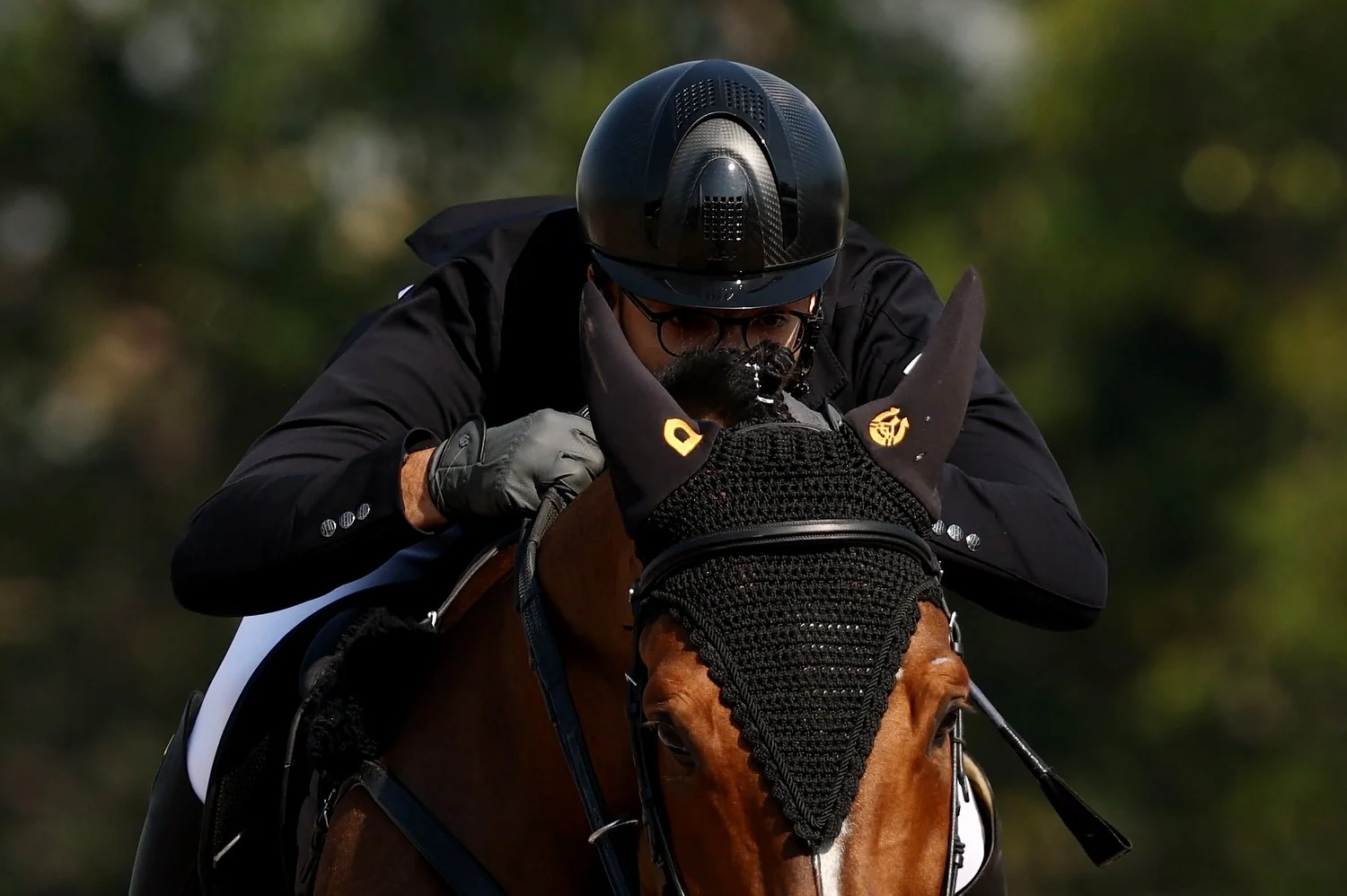  Shk. Ali Jmal Nasr Al Nuami of the UAE riding Cobalt Vd Bisschop Z in the jumping first team competition and individual qualifier during the FEI Asian Championships at the Thai Polo Club on December 3, 2025 in Pattaya, Thailand. (FEI/Yong Teck Lim) 