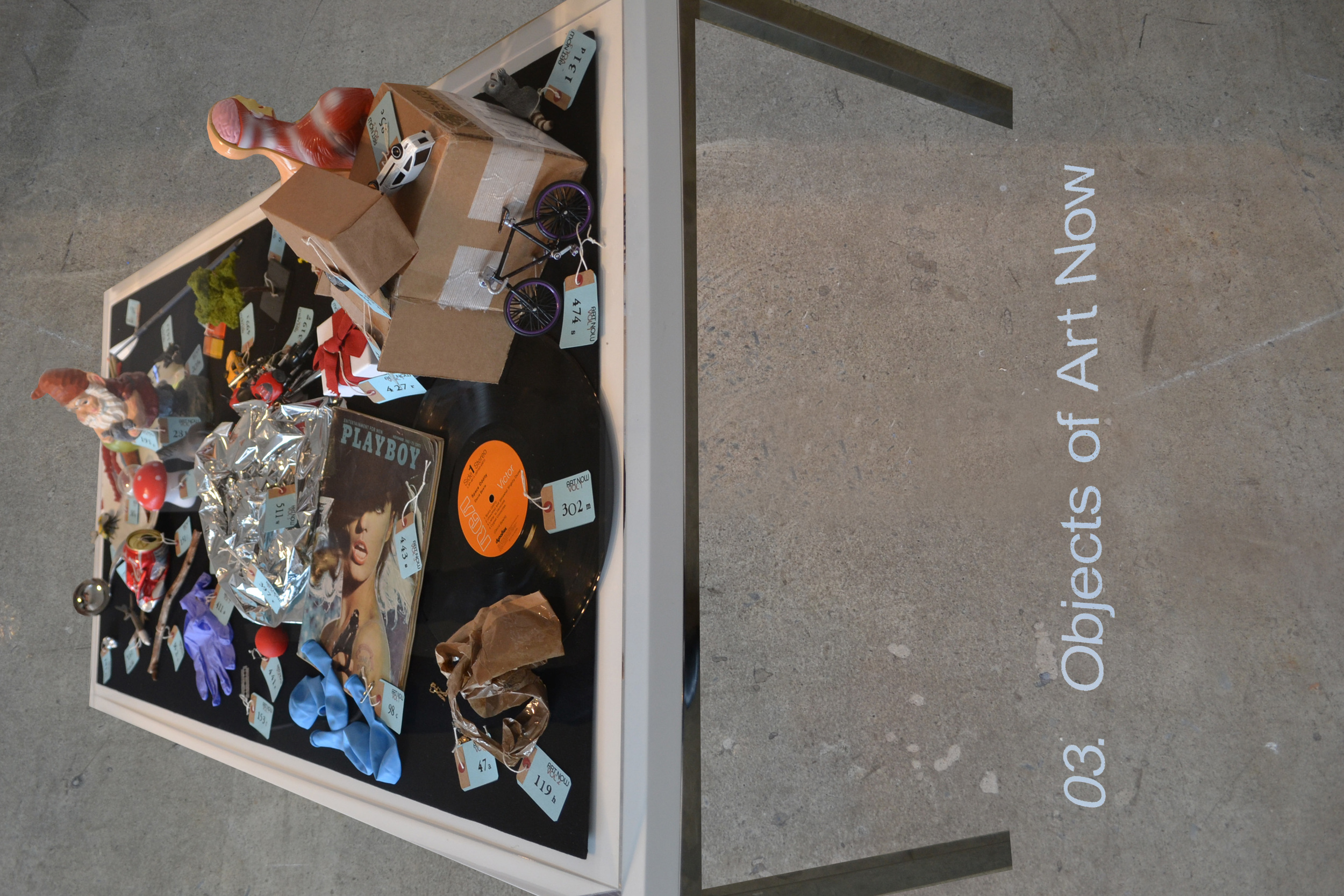 objects of Art Now (installation detail)