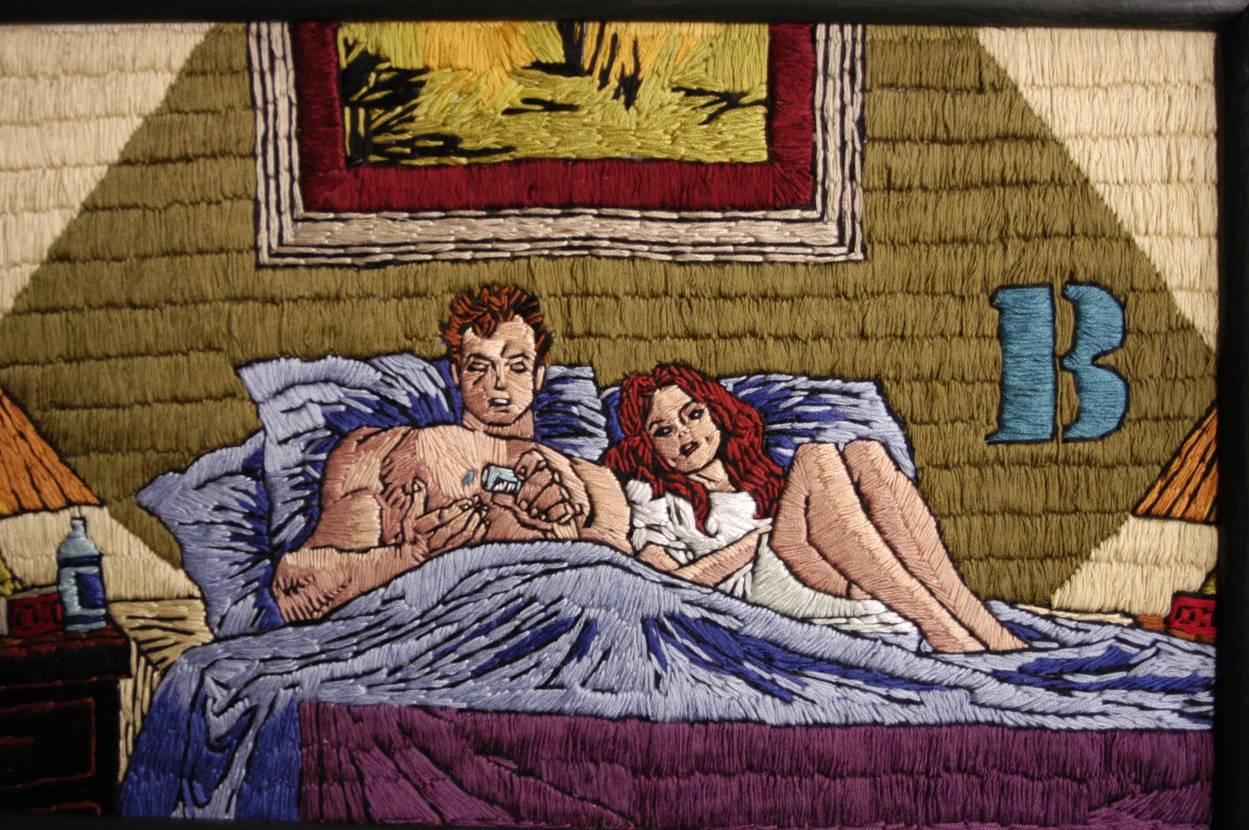 B comme dans "blasé"