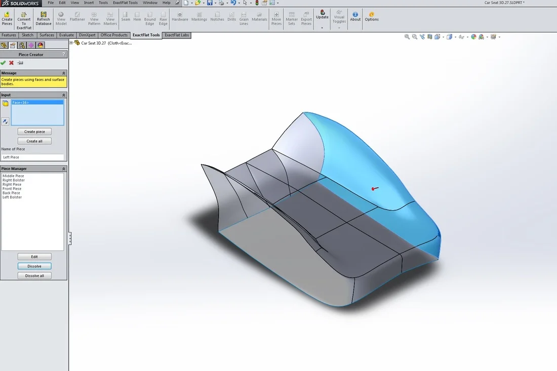 ExactFlat - Pattern Piece Creator