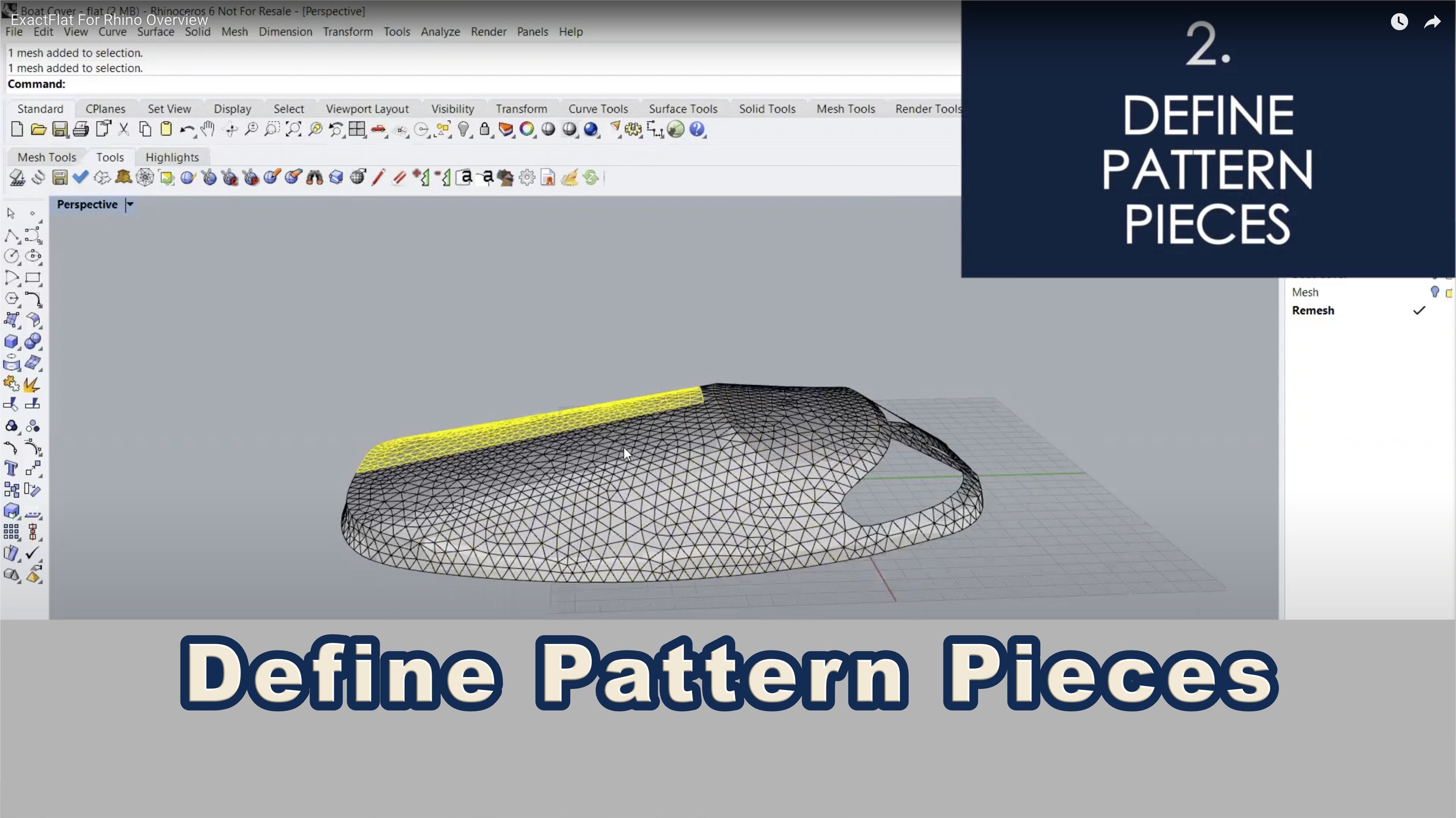 ExactFlat 3D to 2D flattening software workflow
