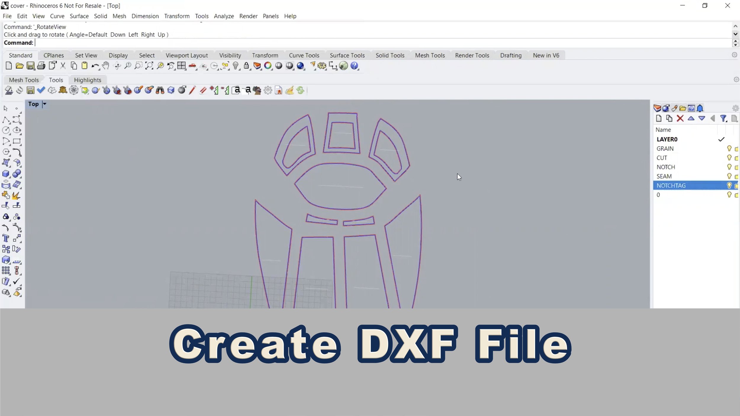 Create a DXF file in ExactFlat 3D to 2D digital patterning software