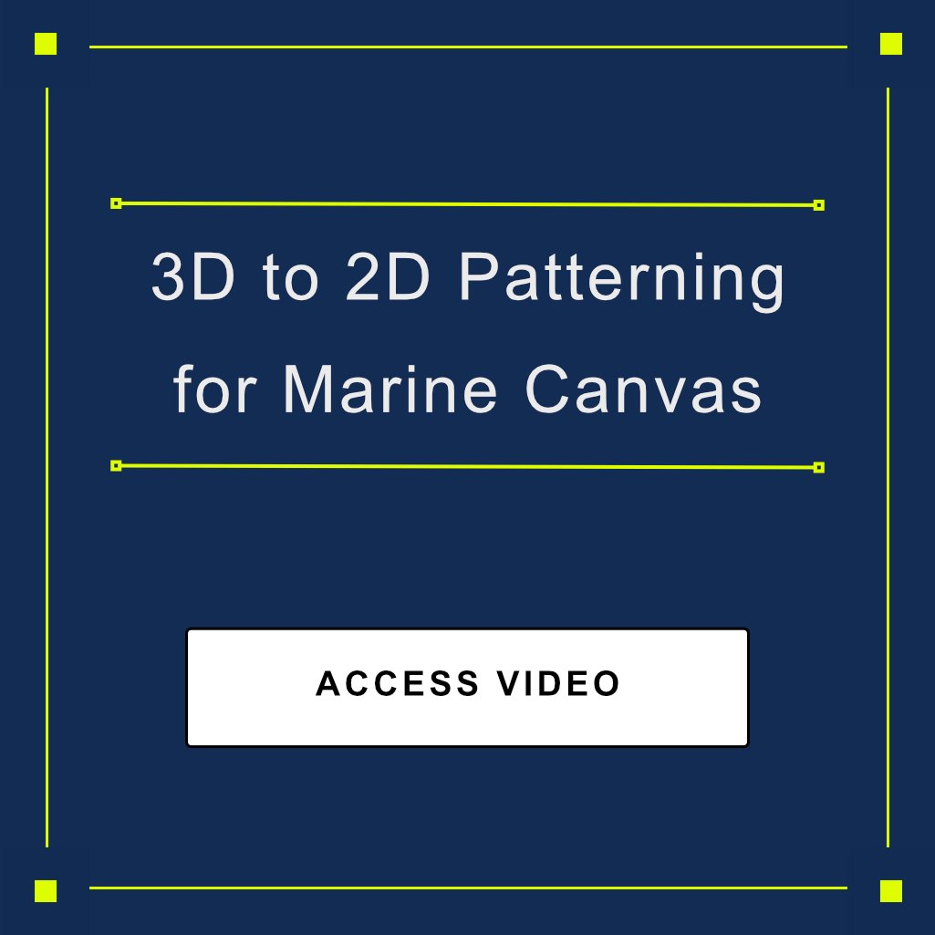 ExactFlat 3D to 2D Flattening on a Marine Canvas
