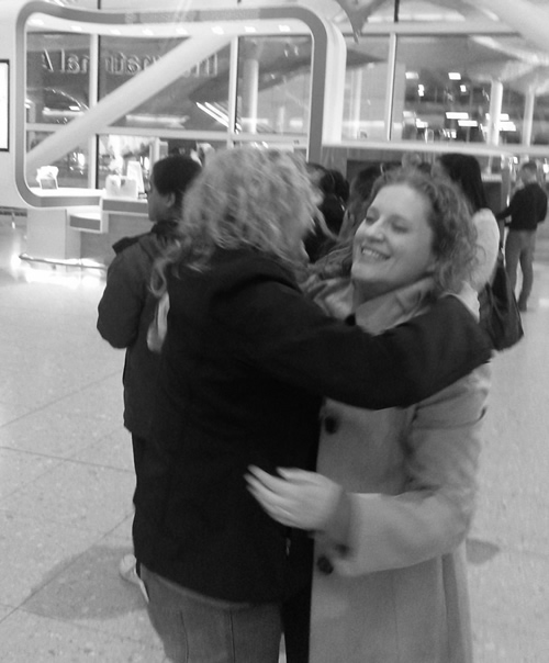 A moment that was 30+ years in the making...and seriously...the hair!