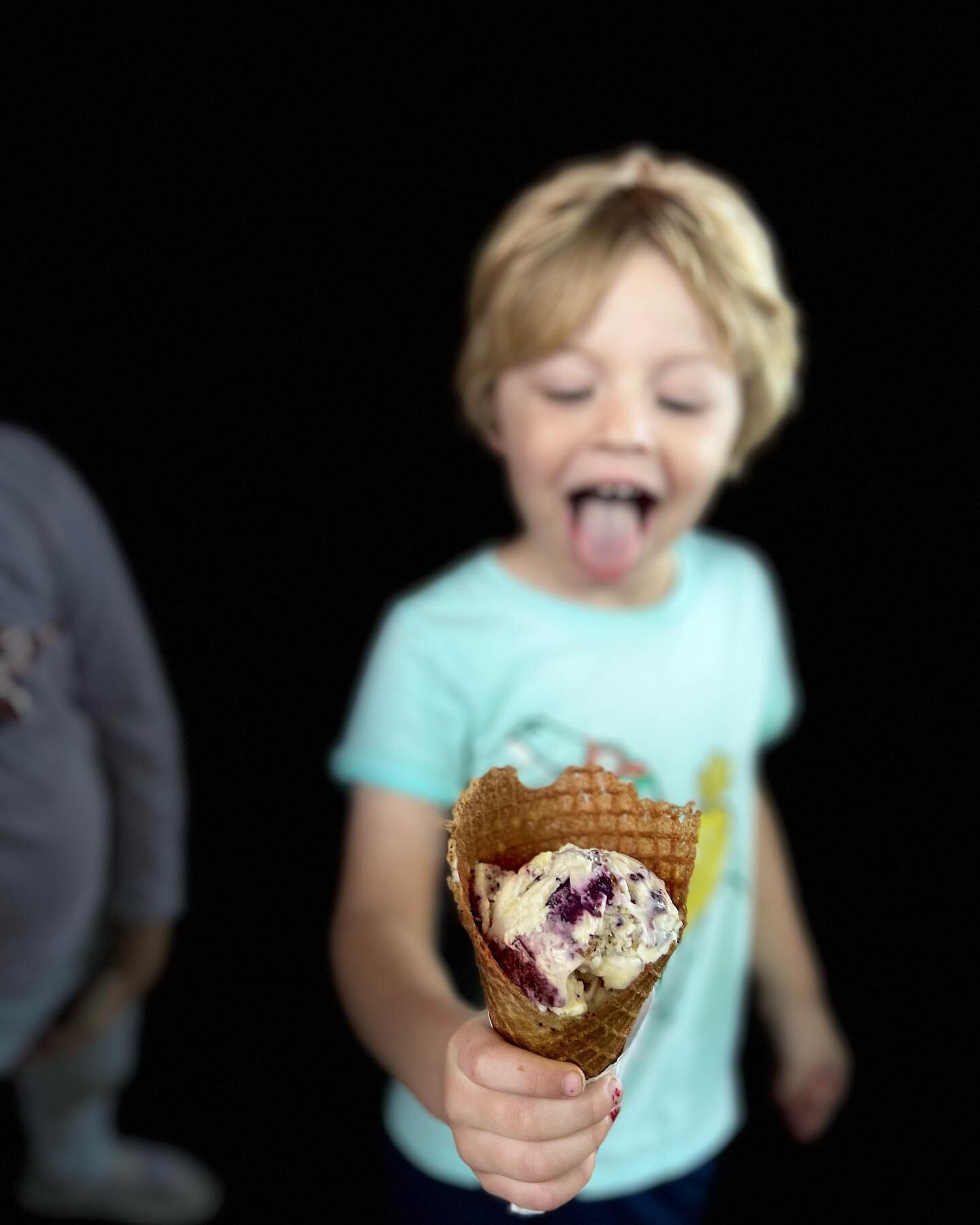 It can be hard to wait on a scoop of that Lemon with Blueberry Swirl, but it is worth the wait!