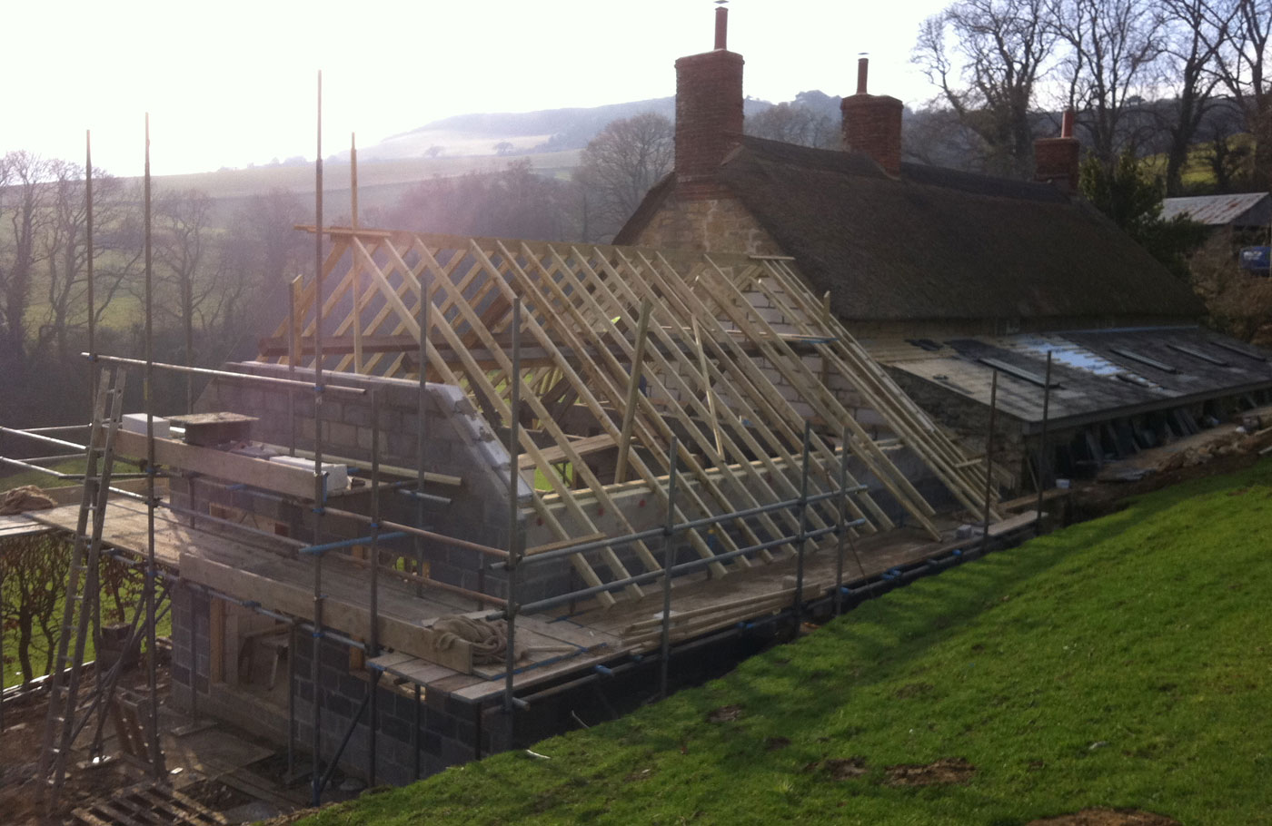 Renovations Heritage properties are numerous in the Bridport area so we are frequently dealing with the renovation of traditional buildings, from partial repairs to full listed building overhauls. As a firm we take pride in first liaising with the relevant listed building authority, then proficiently using the customary techniques to restore these properties to their original splendour. Where required we also relish combining new with old to incorporate functional modern elements in an authentic finish.