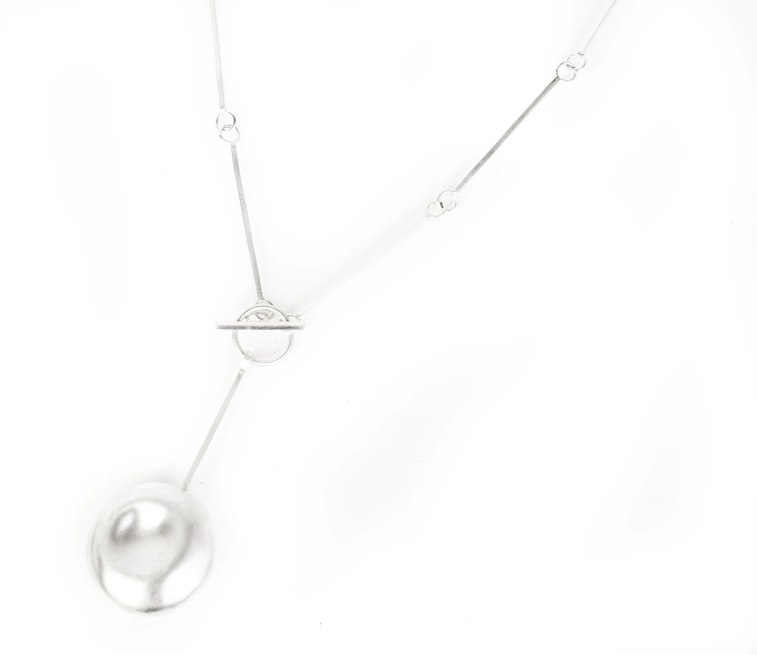 modern necklace, modern jewelry, handcrafted chain, modern silver jewelry, silver necklace, timeless jewelry