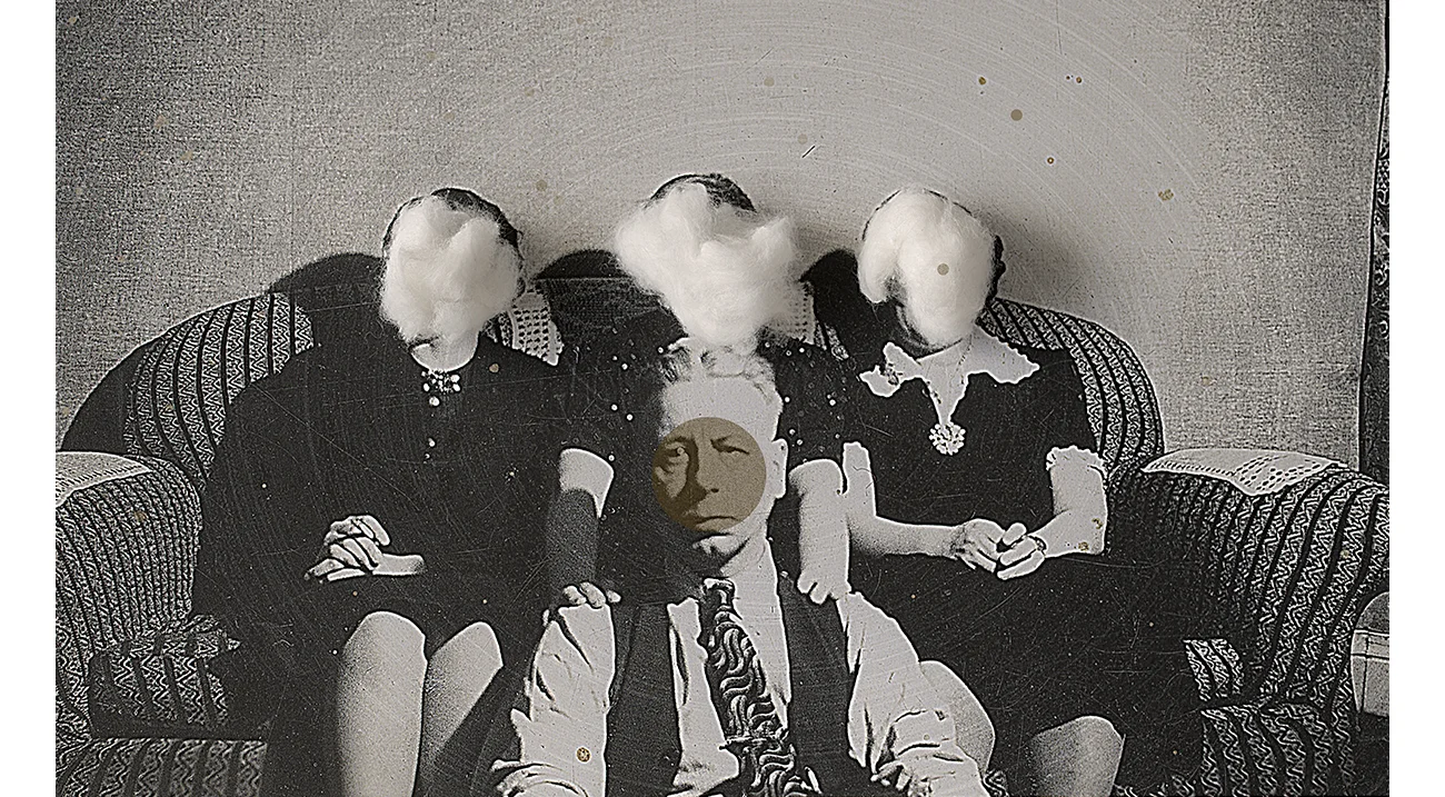 three women on a couch, man in front_clouds and circles_lr.jpg