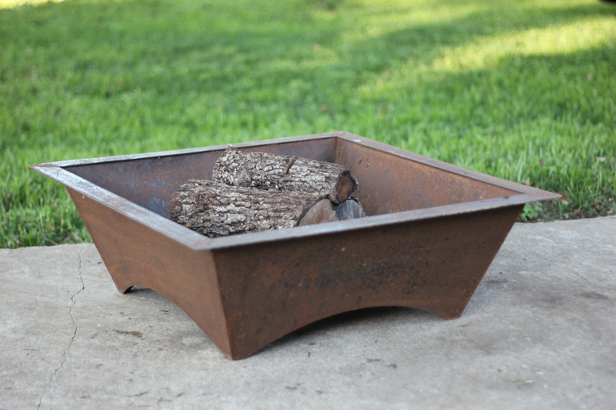 STEEL SQUARE — FIRE PIT #1 — 30 x 30 x 14