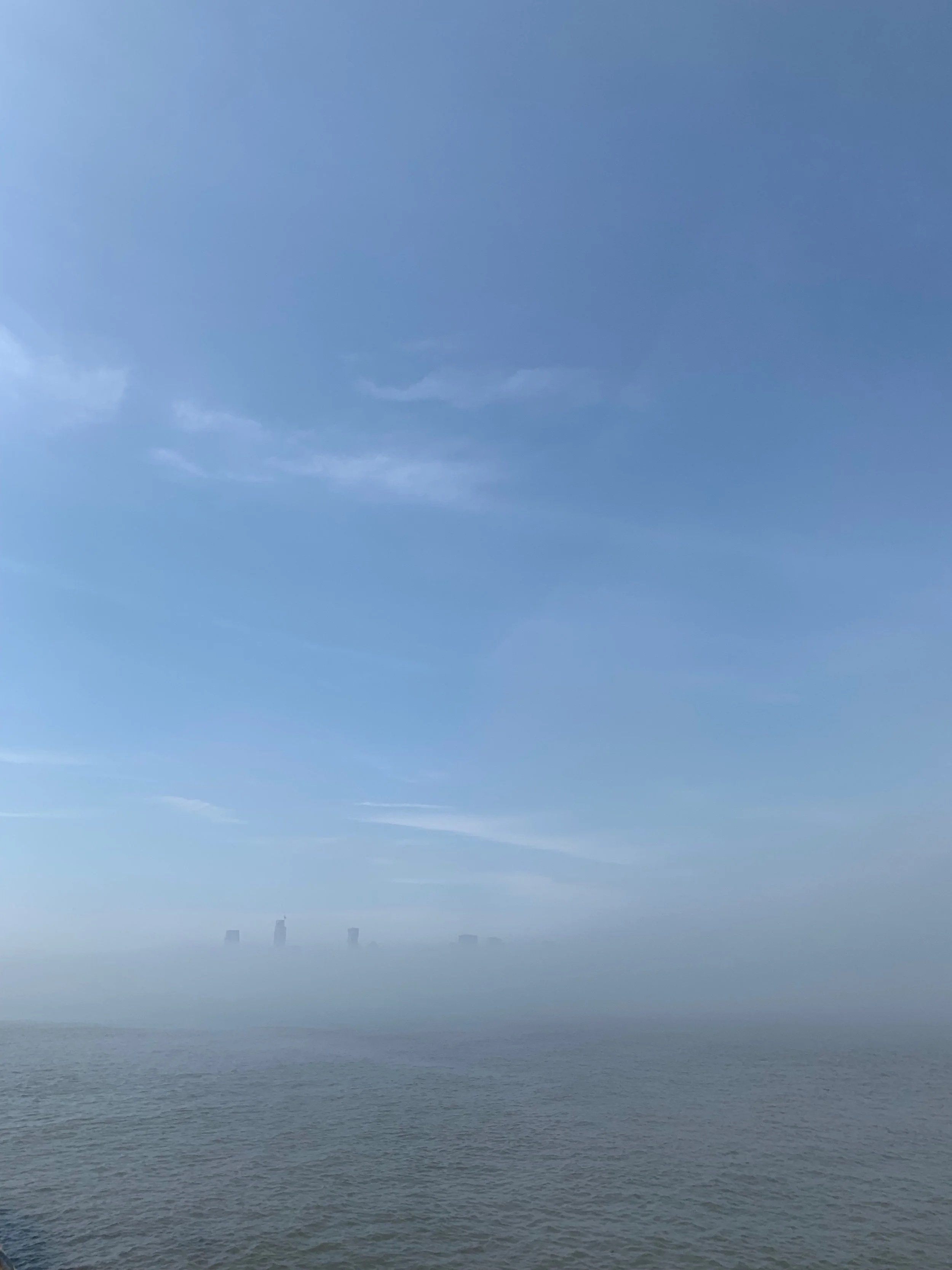 Sea Fog over the Hudson  # 1