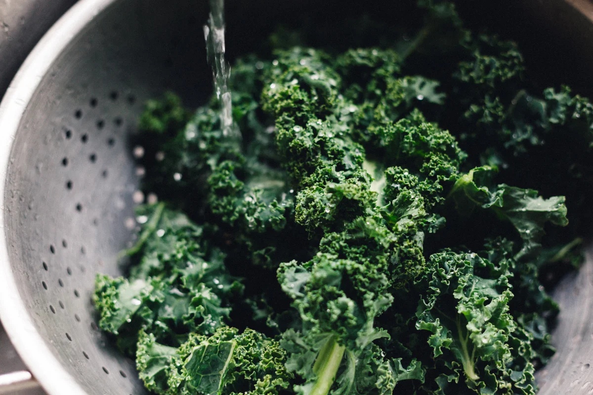 Kale: one of my favourite cruciferous vegetables. 