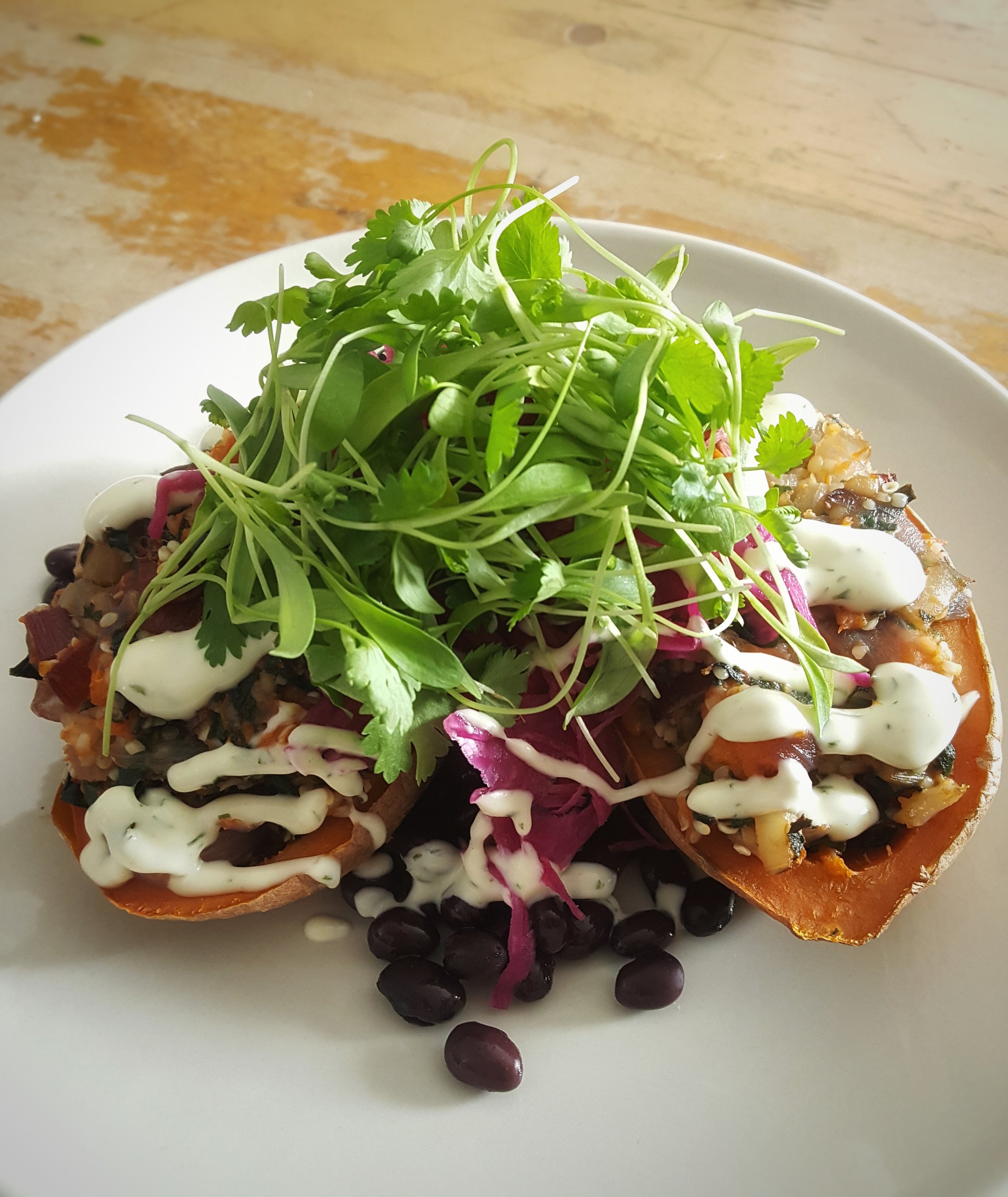 Twice Baked Sweet Potatoes — Amy Longard | Plant-Based Nutrition ...