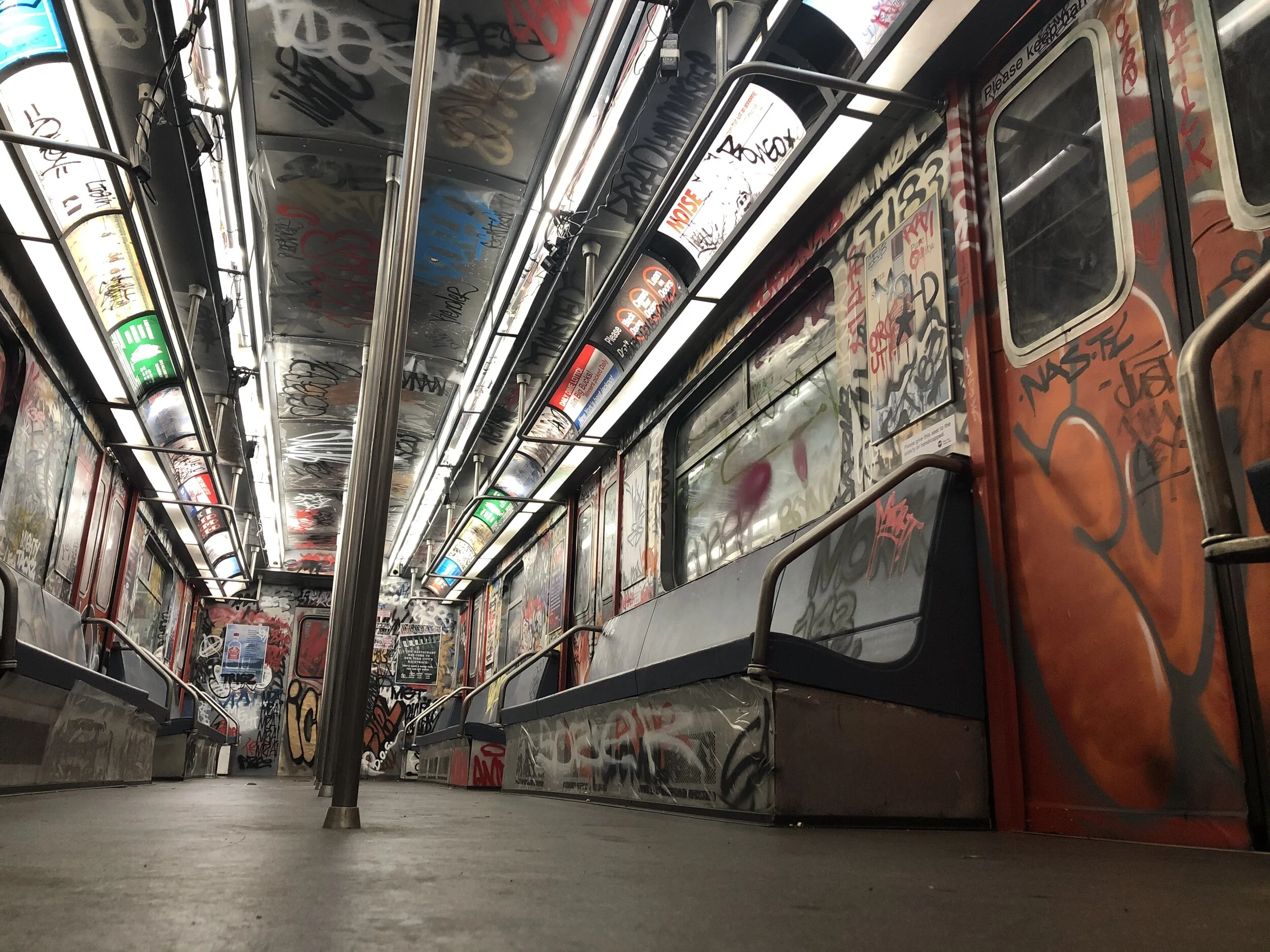 Interior NYC Subway - 1980