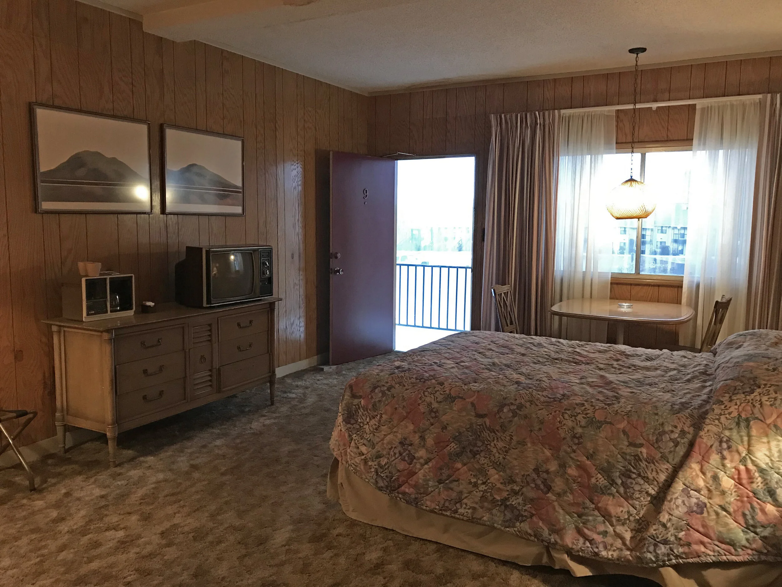 Interior Rochester Motel Room - 1980