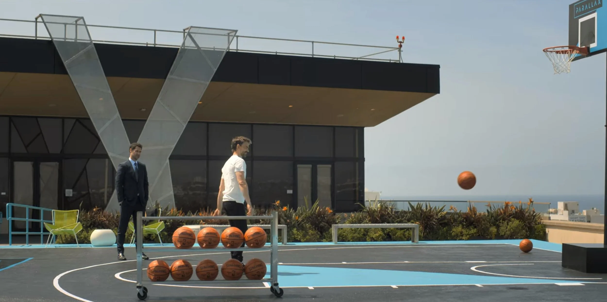 Parallax Rooftop Basketball Court