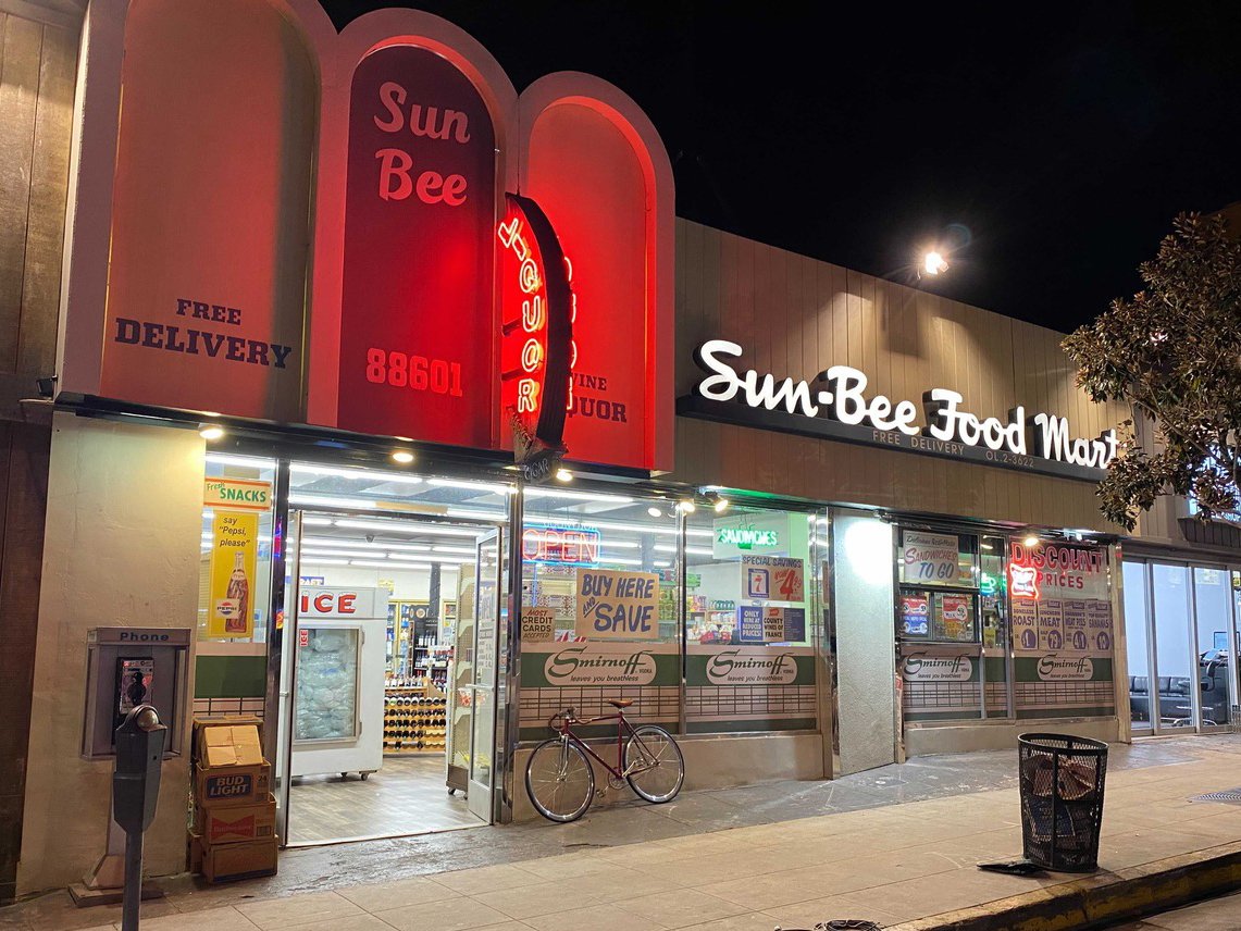Sunset Strip - Sun-Bee Food Mart - 1973