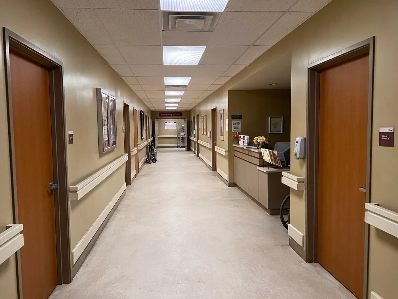 Hospital Hallway - 1995