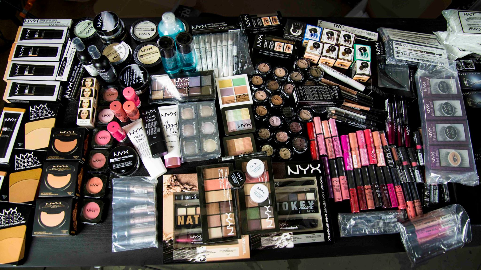 Only 2/3 of all the products could fit in this photo!