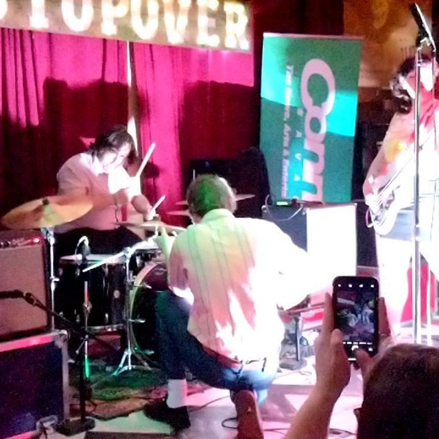 @mikekrol playing the final set of the year on the @connectsavannah stage at @thejinx912 . #happystopover