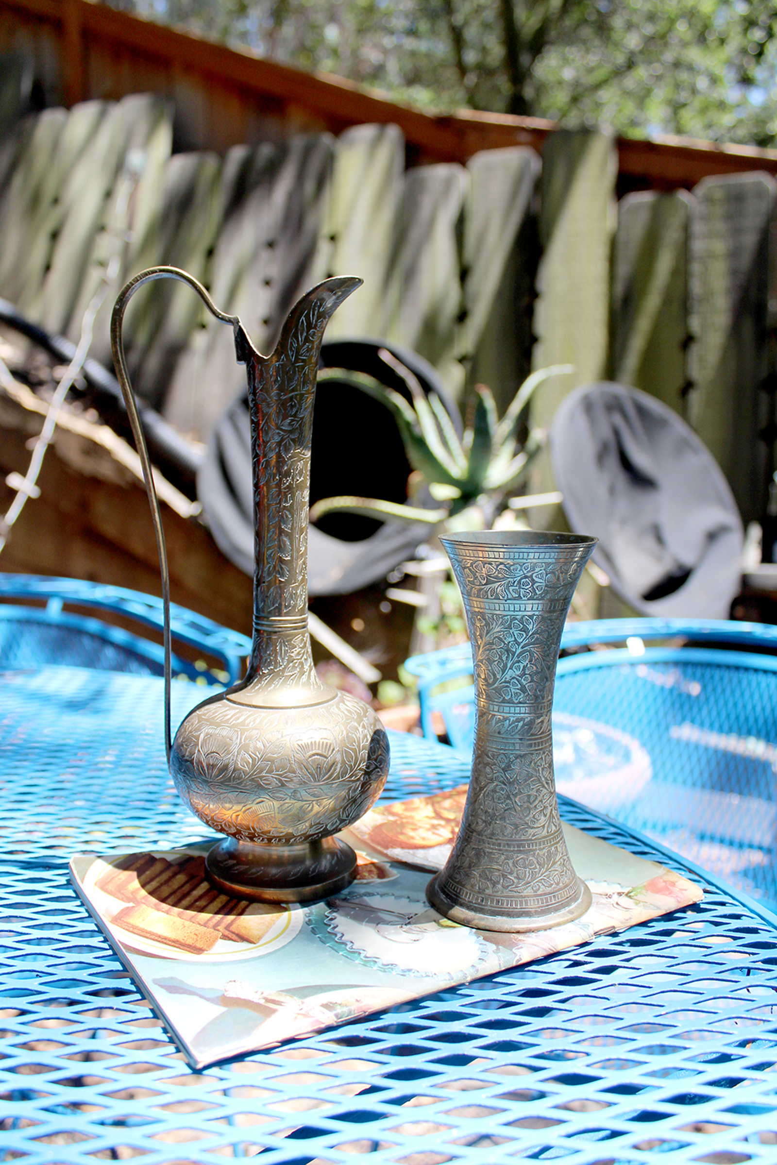Moorish Pitcher & Vase