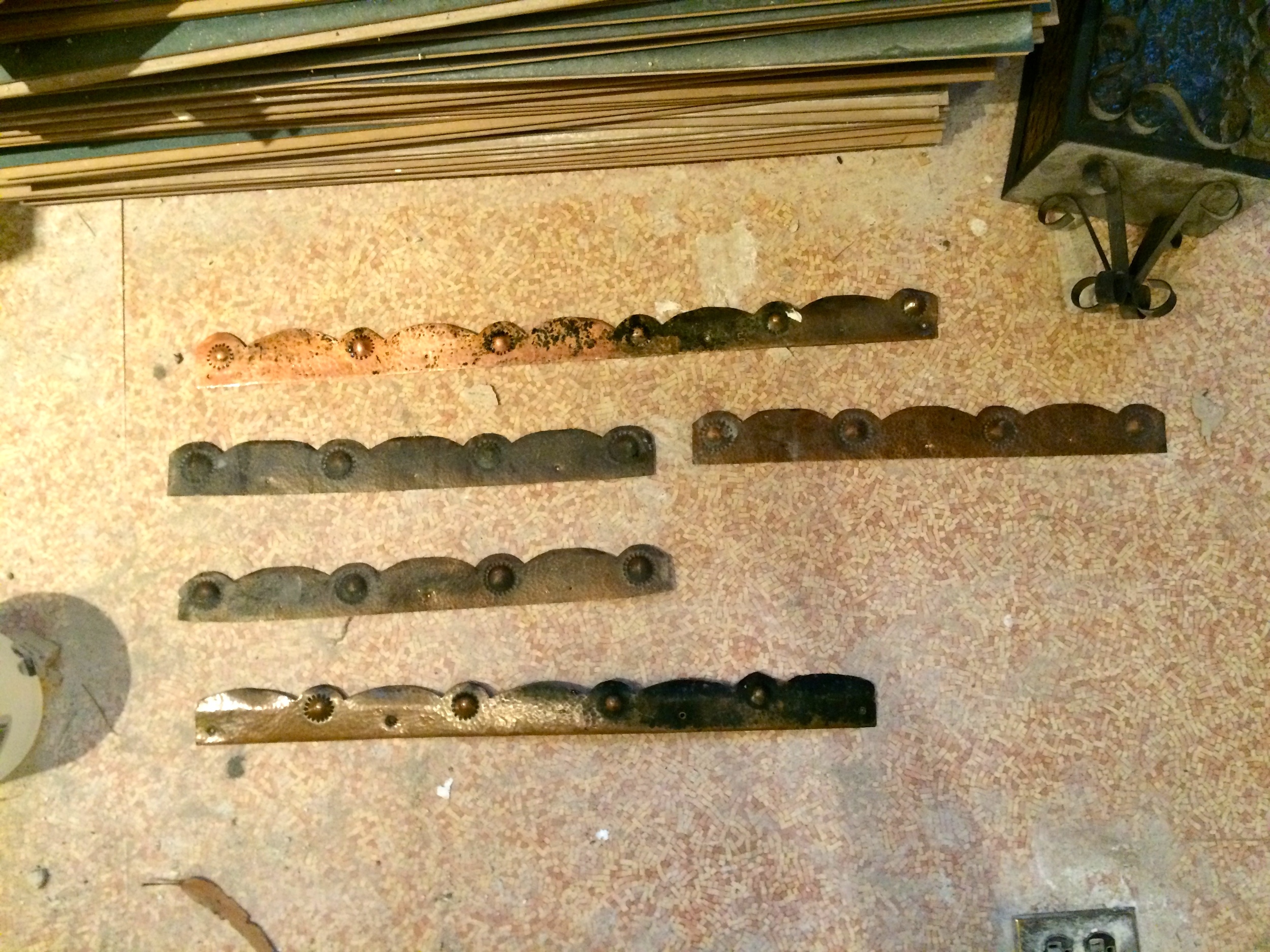 Copper Trim - Before