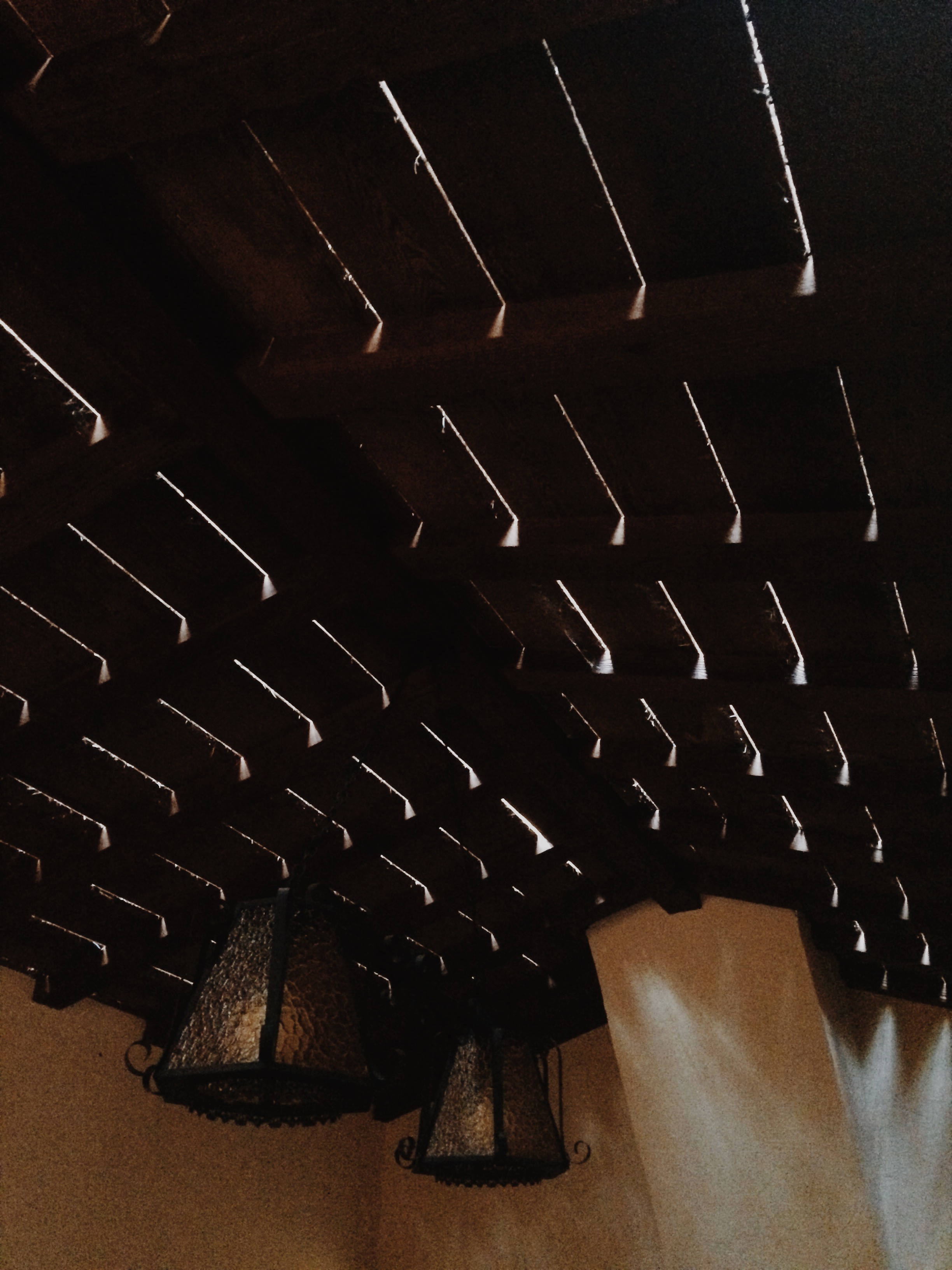 Master Bedroom ceiling.. just slats