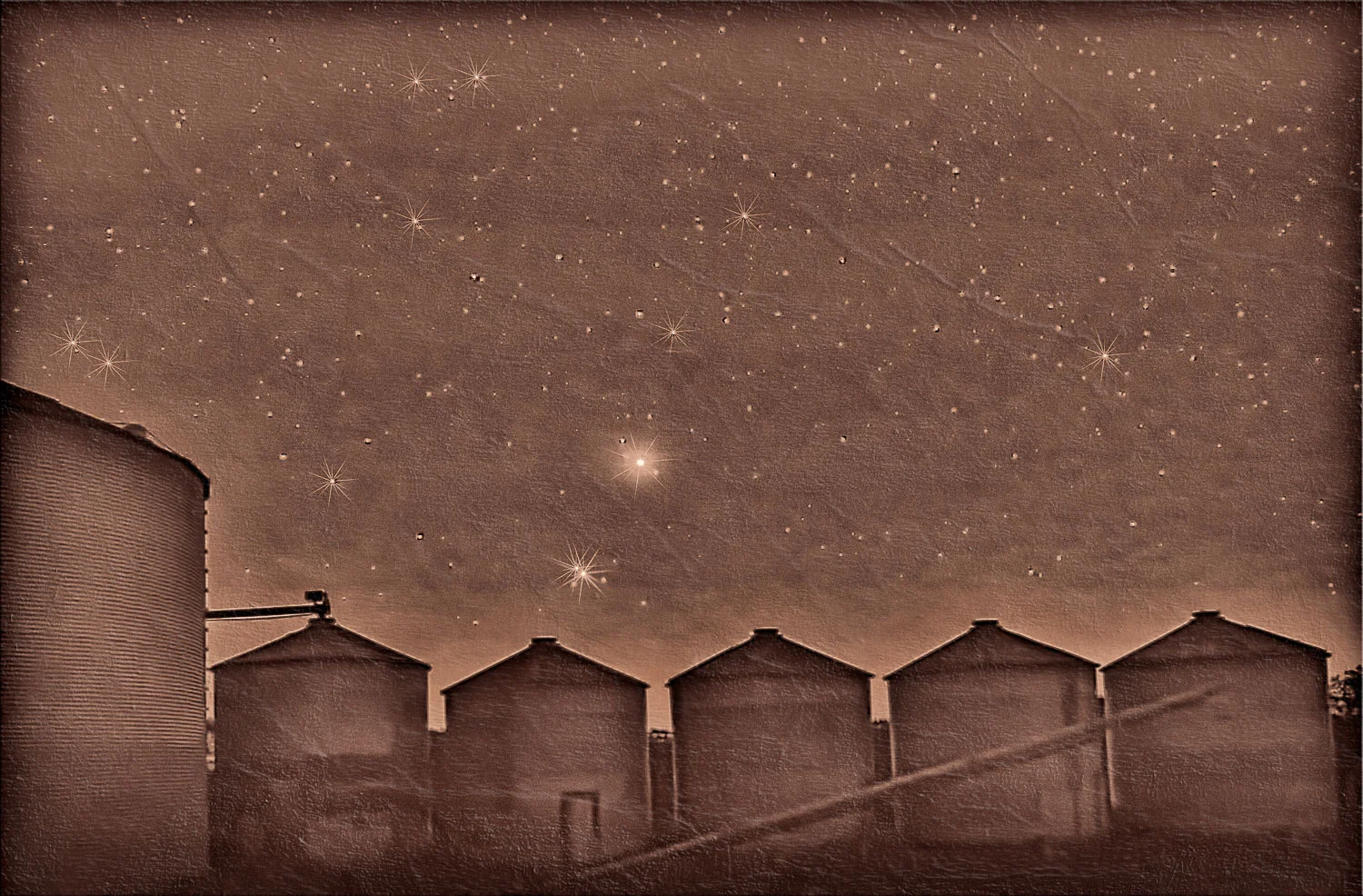Hwy 11 Silos - Starlight