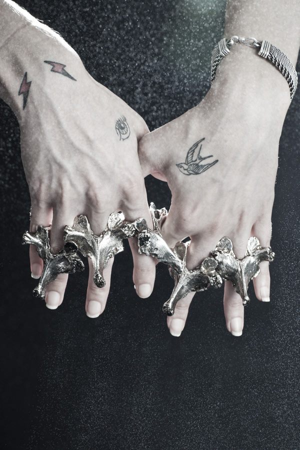 Rachel Freire SS12 Spine Rings (c) Nathan Gallagher