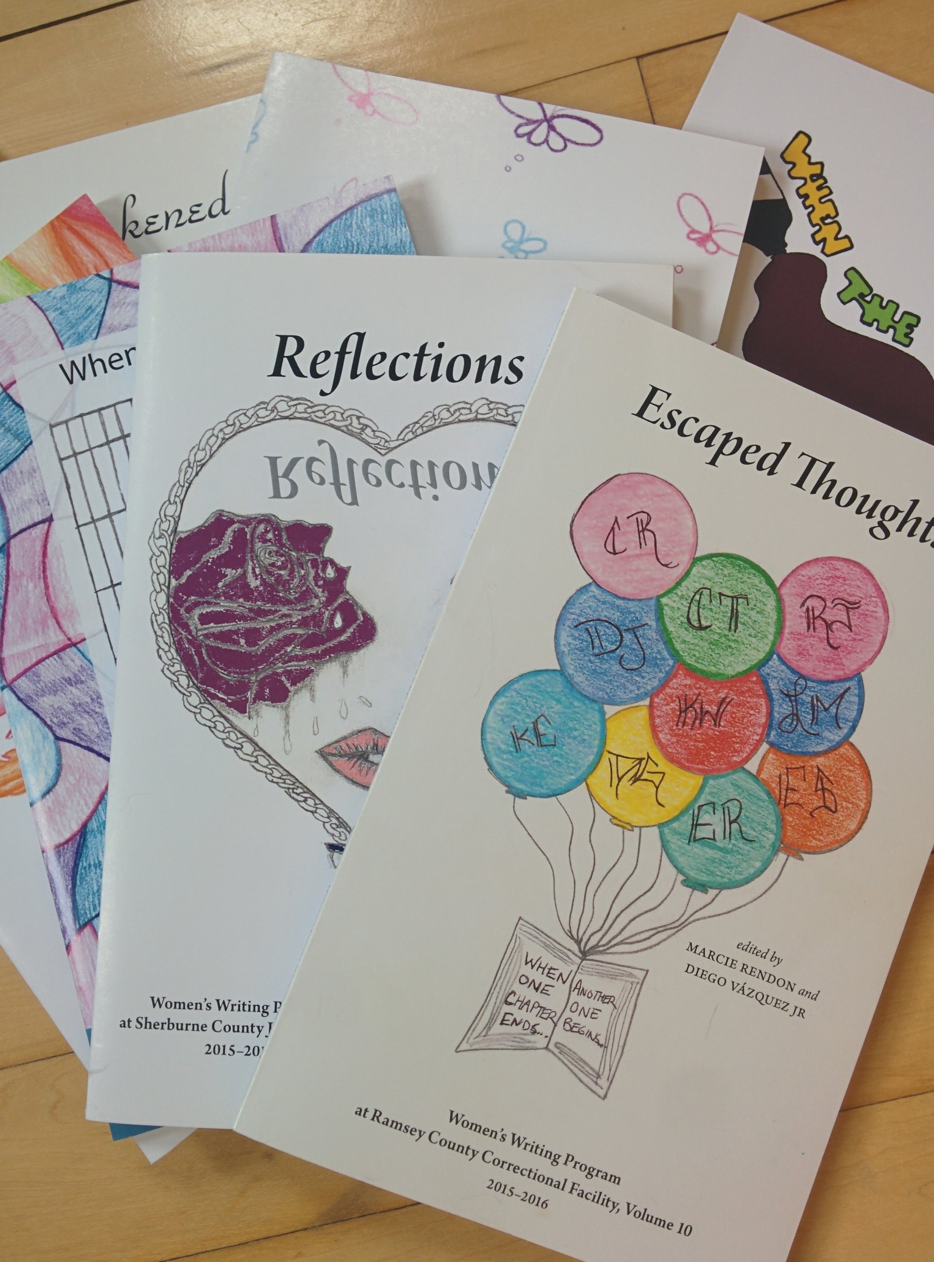 Anthologies of the women's writing are available for check out at select St. Paul, Sherburne County and Washington County libraries.