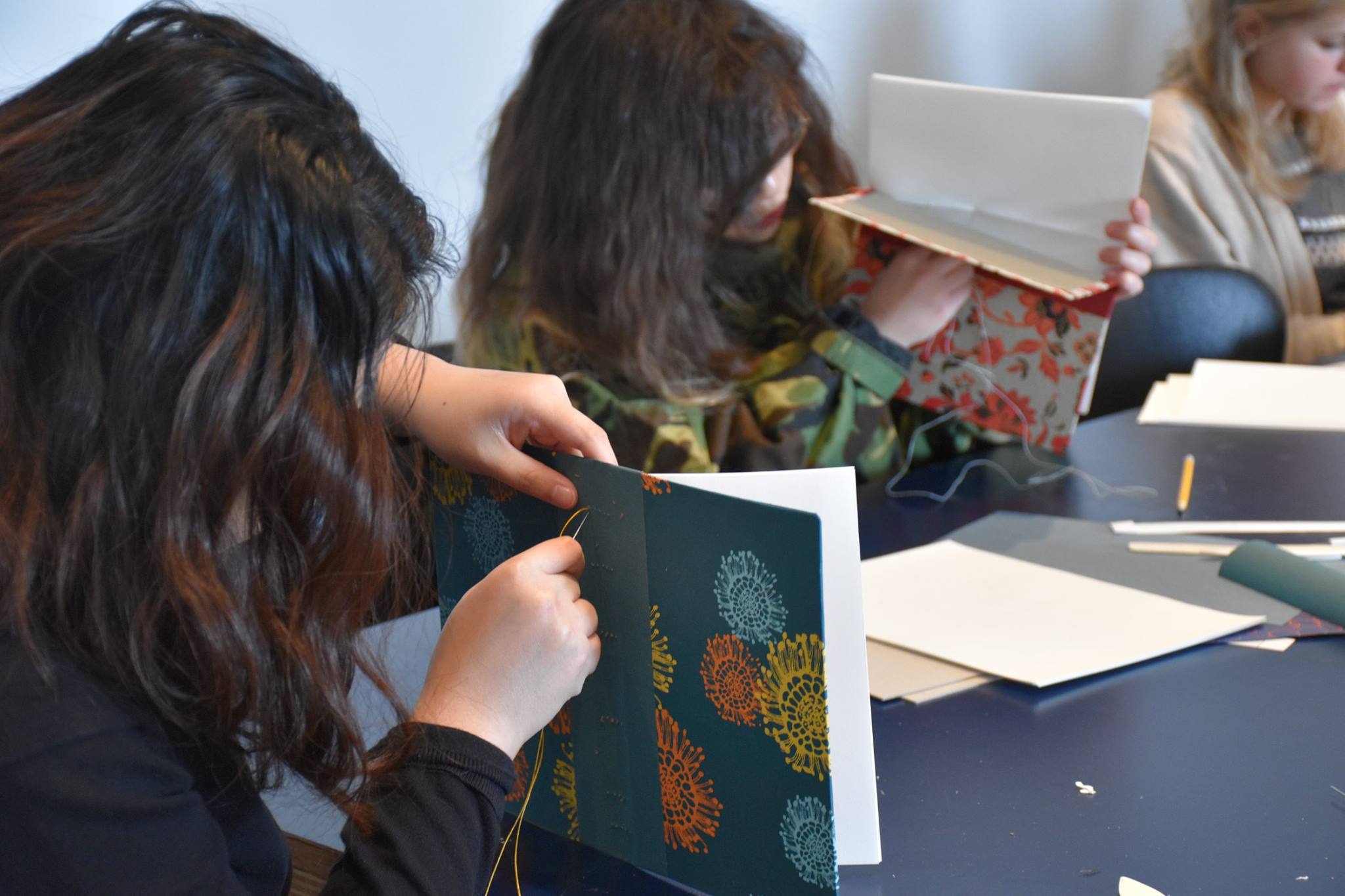 Book binding with Heidi Jeub