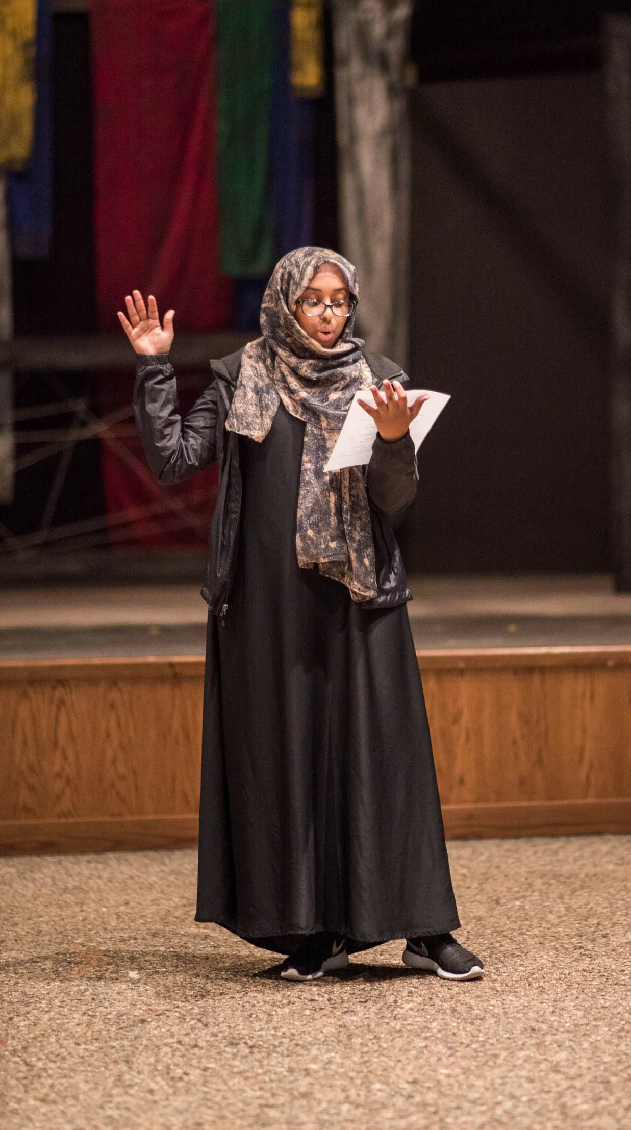 Student spoken word presentations at Rochester STEM Academy