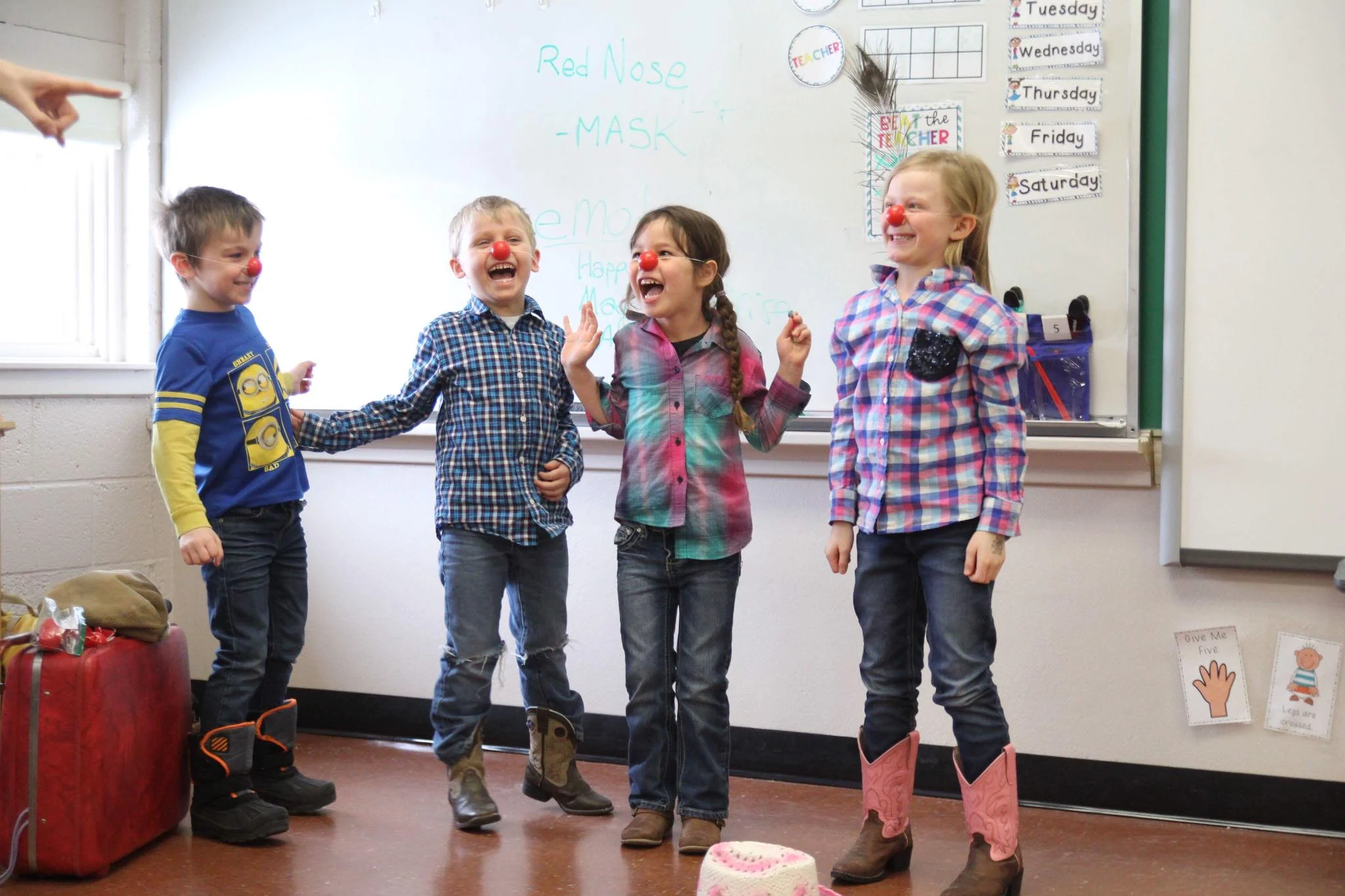 Students from Tri-County Elementary