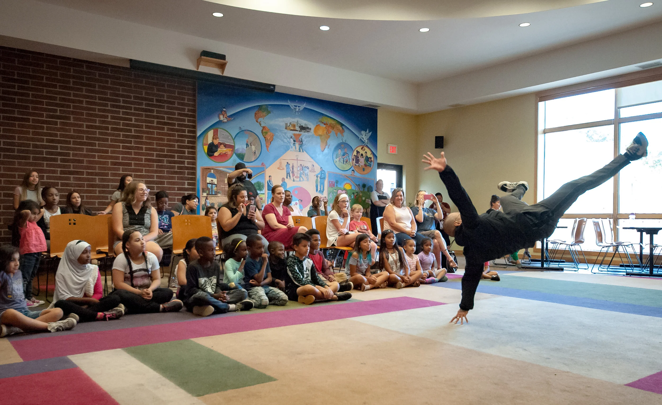 MN Joe Tran performing at Opporuntiy Neighborhood
