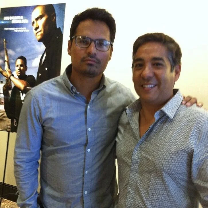 Jose Luis Buitron with Miguel Peña at Event in Austin