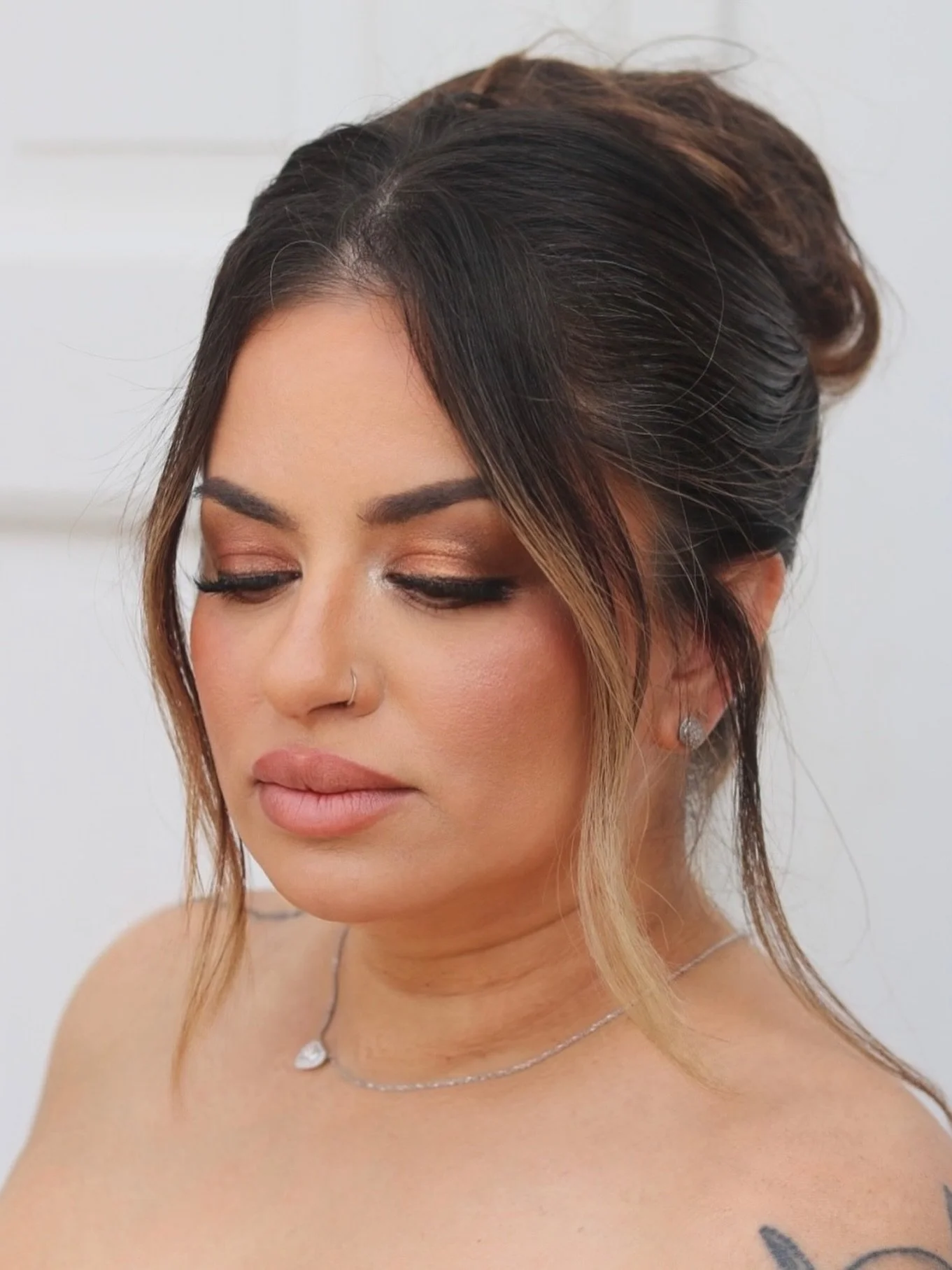 metallic fall bridal hair and makeup w/ Tanya 💍

#joseluissalonboutique #austinbride #texasbride