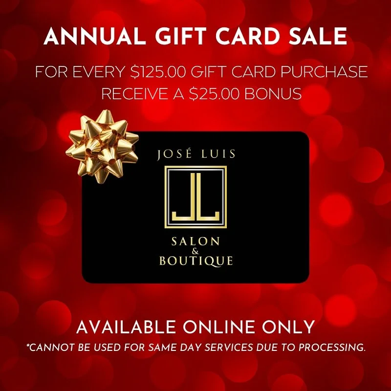 🎄 It&rsquo;s HERE! Our holiday gift card promo is back 🎁 Buy a $125 online gift card and get a $25 Bonus. Available 11/29&ndash;12/25 only.
Online only. Not sold in-salon. 
(not valid for same-day services)
Head to our website to purchase🎁
#christ