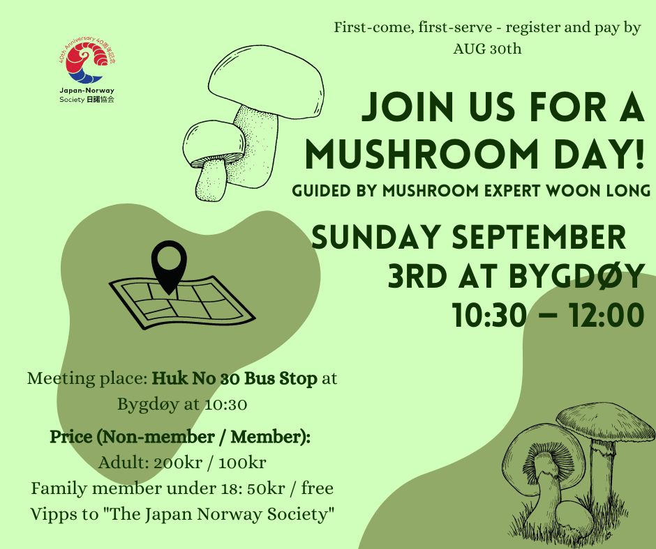 Annual mushroom hunt at Bygdøy